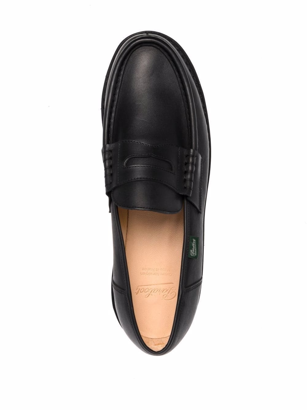 leather penny loafers - 4