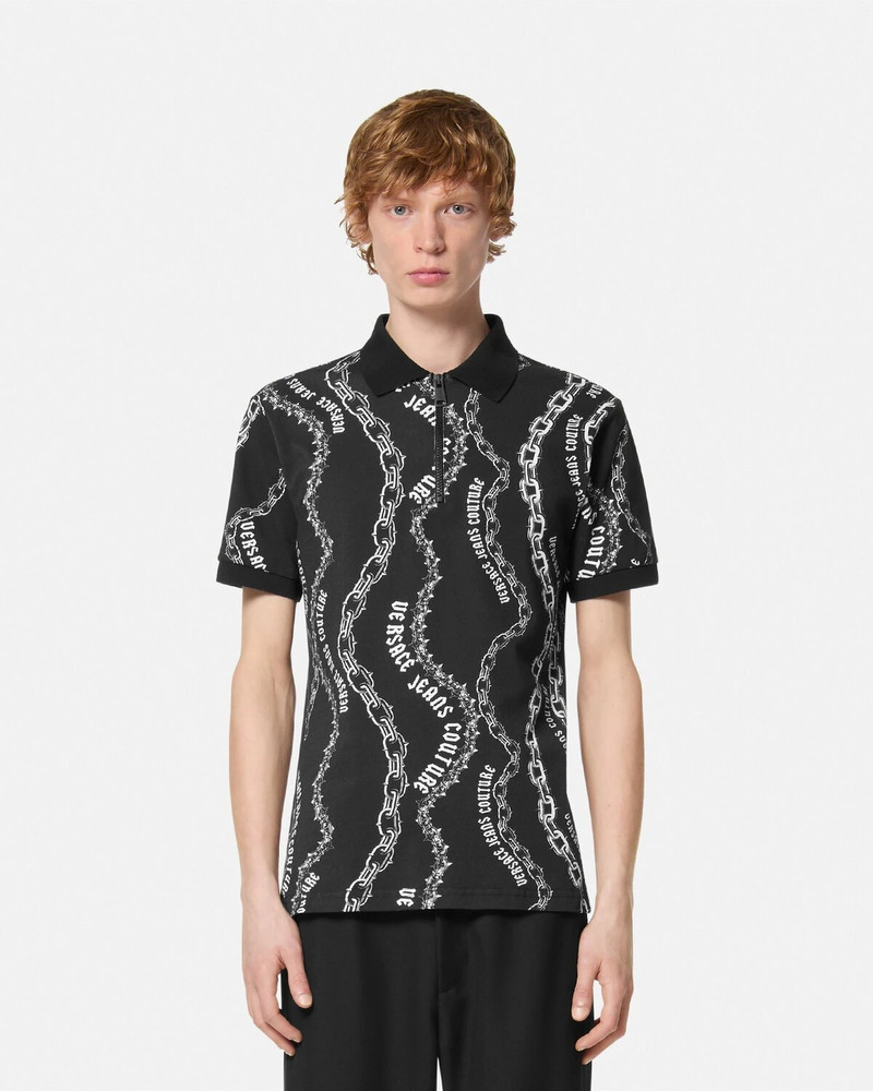 Chain Couture Slim-Fit Polo Shirt 4