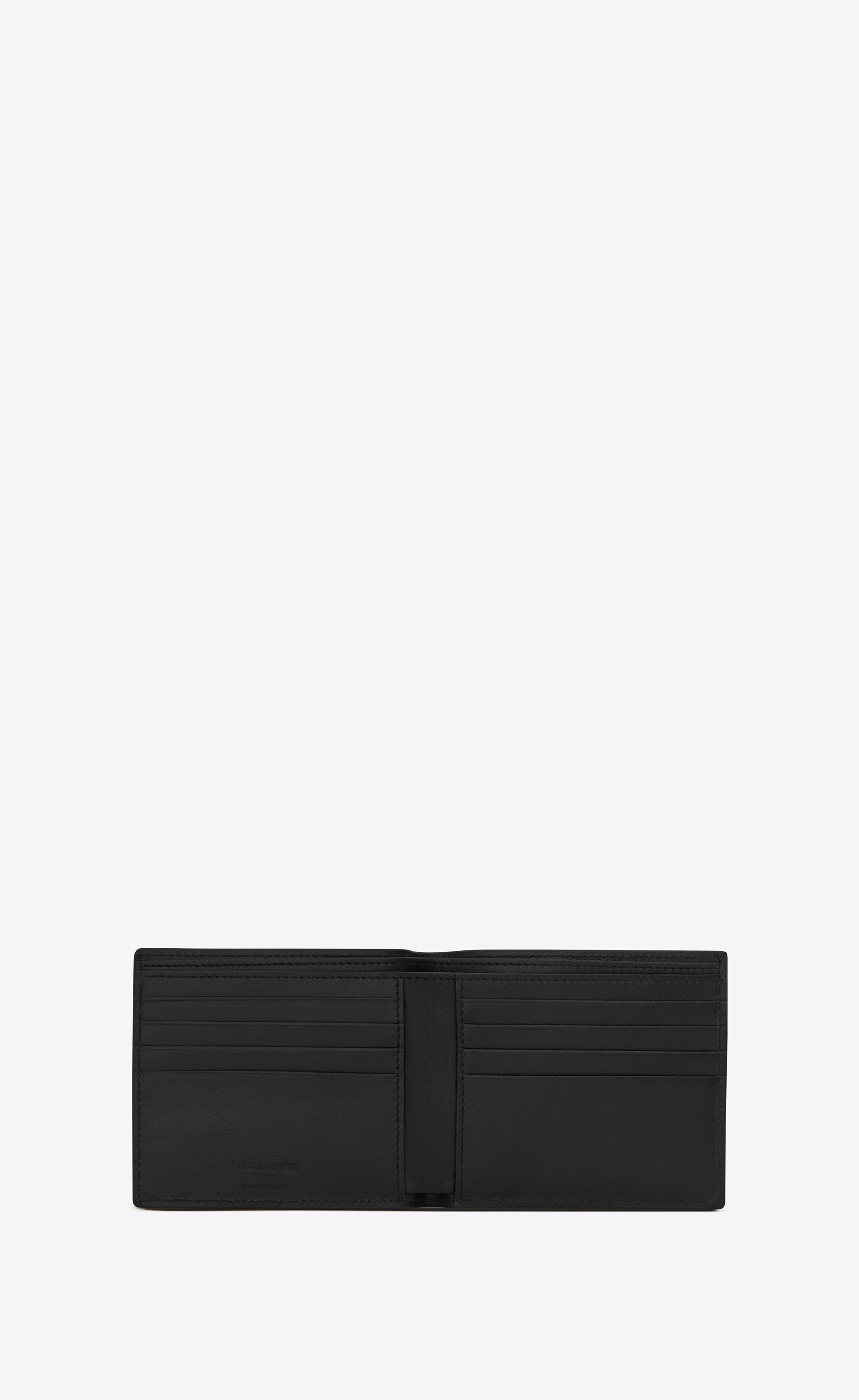 east/west wallet in crocodile embossed leather - 4