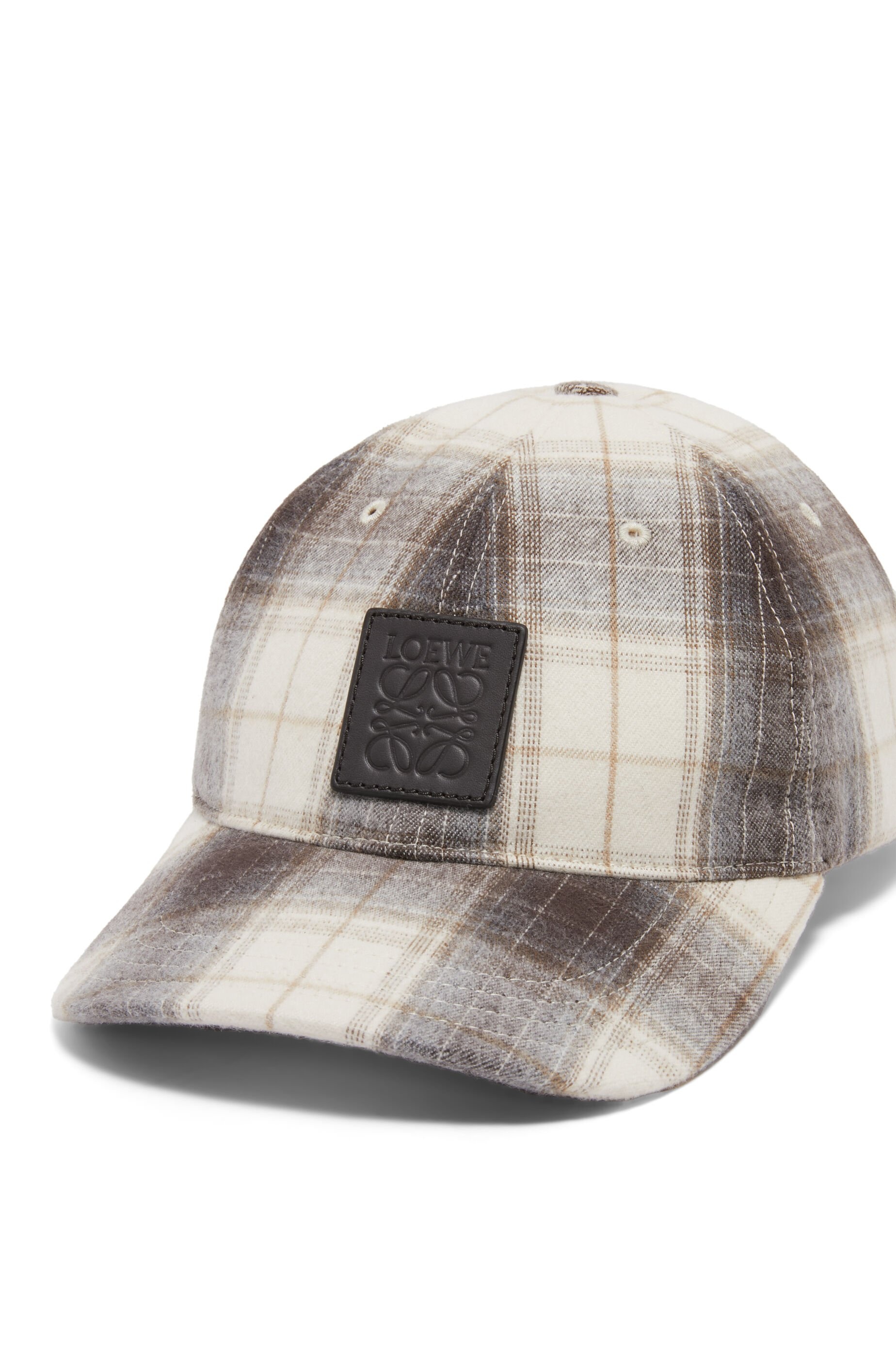 Patch cap in tartan wool - 4
