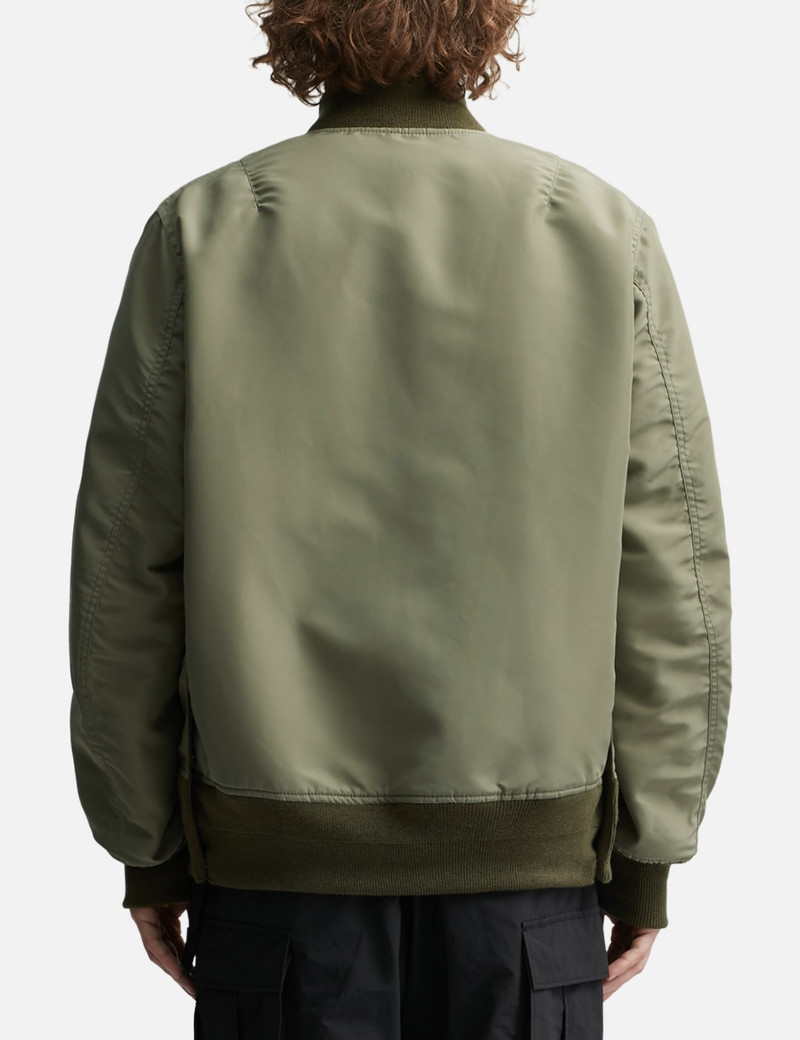 NYLON TWILL WORKWEAR BOMBER JACKET 8