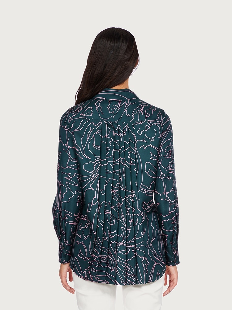 PRINTED SILK SHIRT - 3
