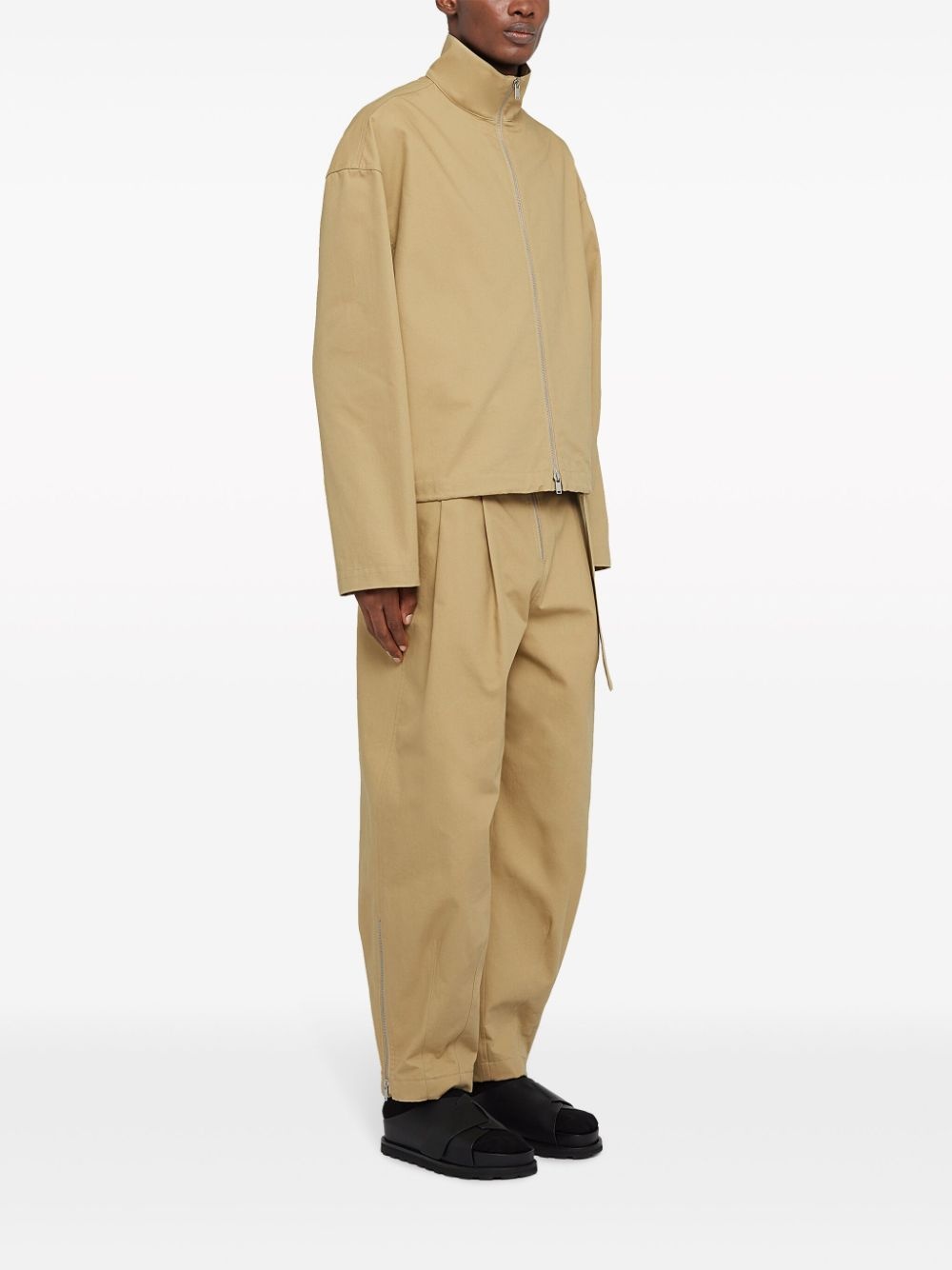 belted wide-leg trousers - 3