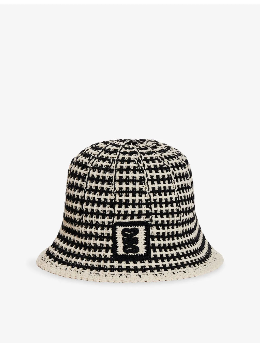 Branded Crochet Bucket Hat - 1