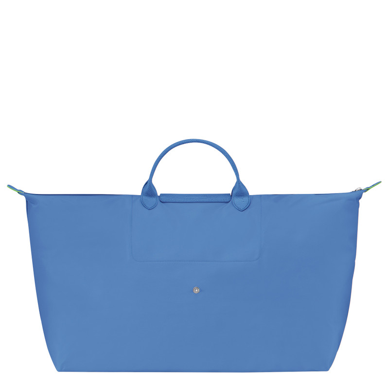 Le Pliage Green M Travel bag Cornflower - Recycled canvas 3