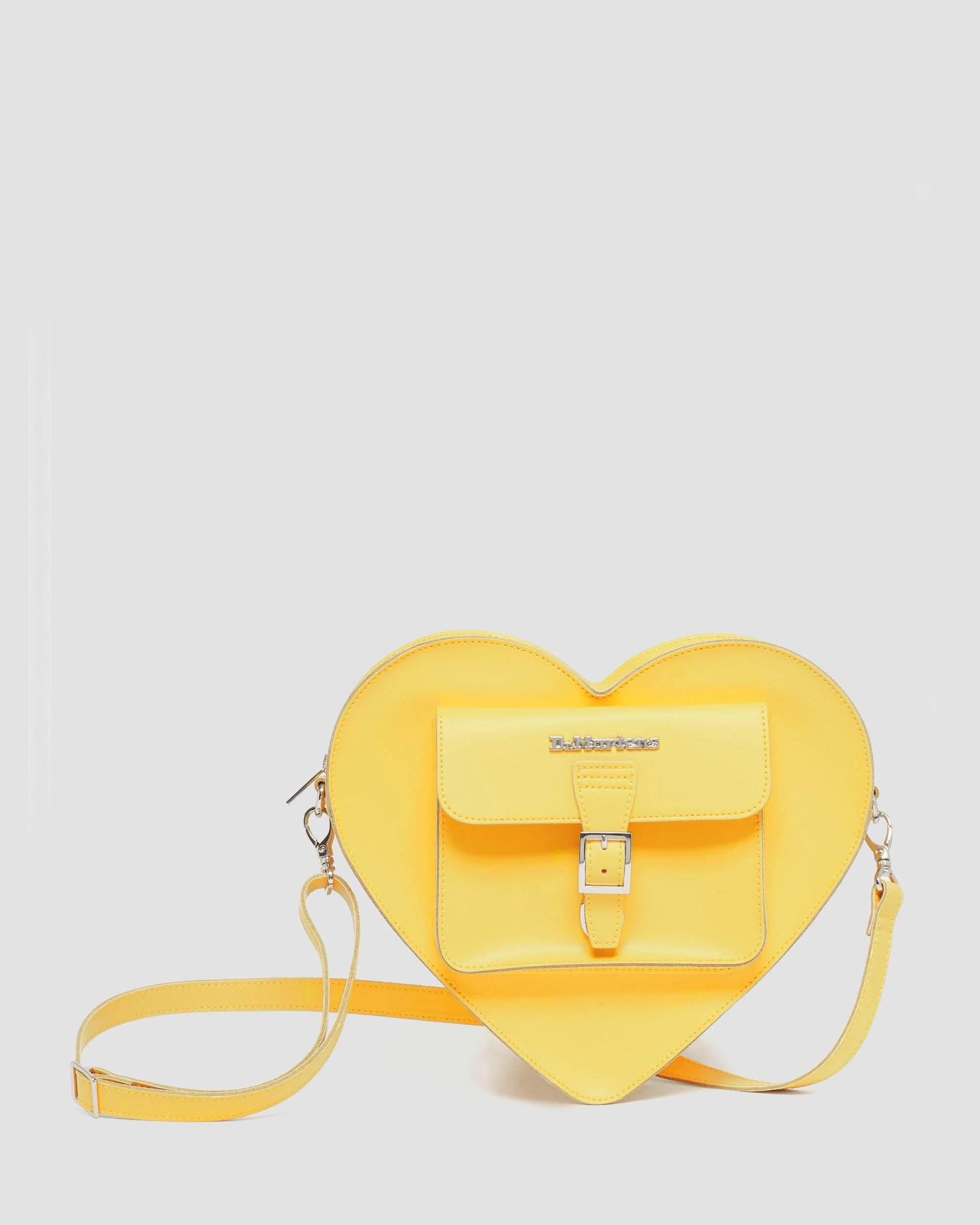 Heart Shaped Hardware Kiev Leather Bag - 1