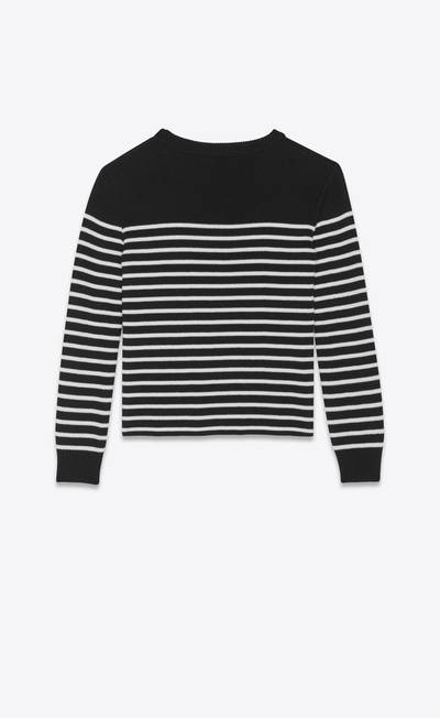 SAINT LAURENT wool and cotton sweater outlook