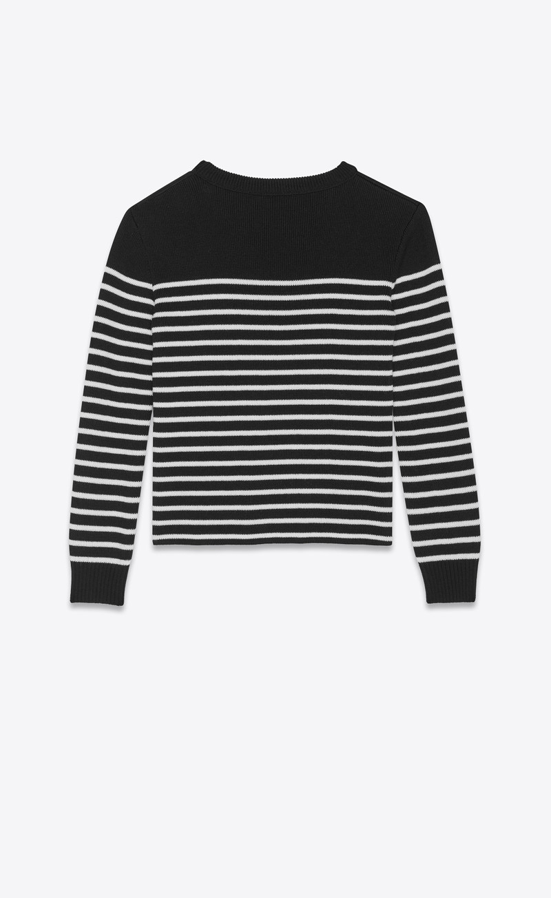 SAINT LAURENT wool and cotton sweater outlook