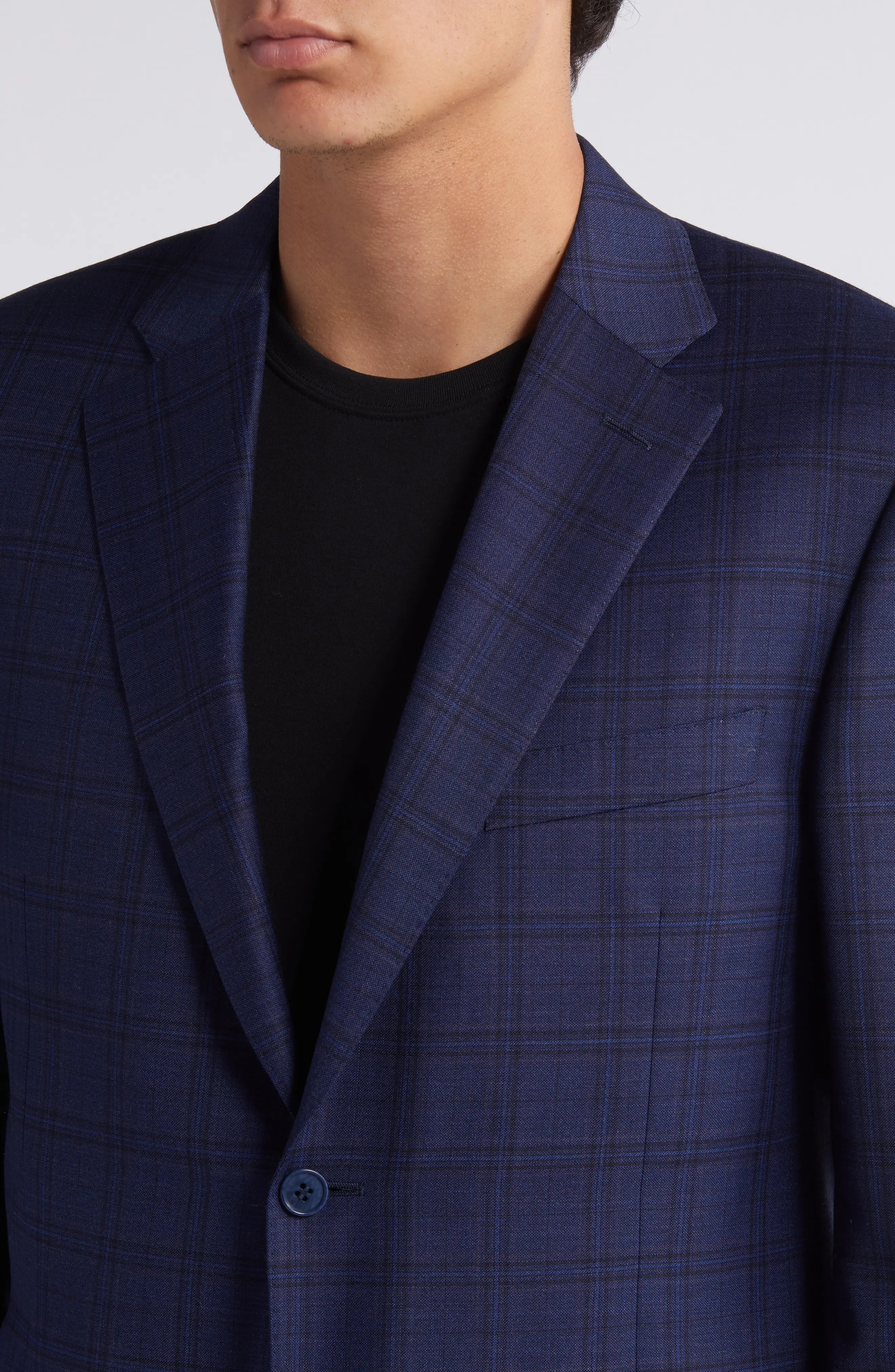 Siena Regular Fit Plaid Wool Sport Coat - 4