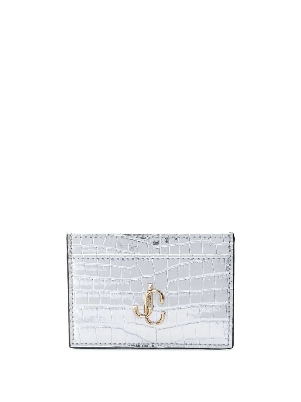 Umika crocodile-effect cardholder - 1