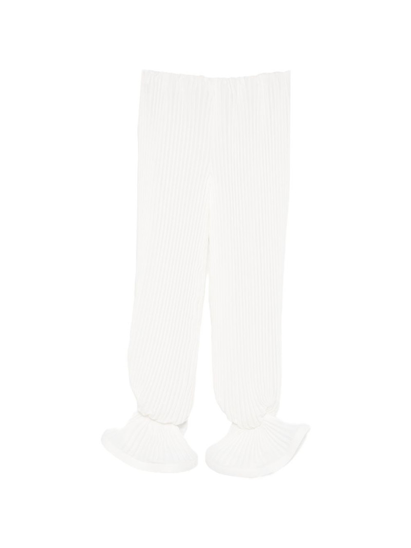 ruffled-detail trousers 1