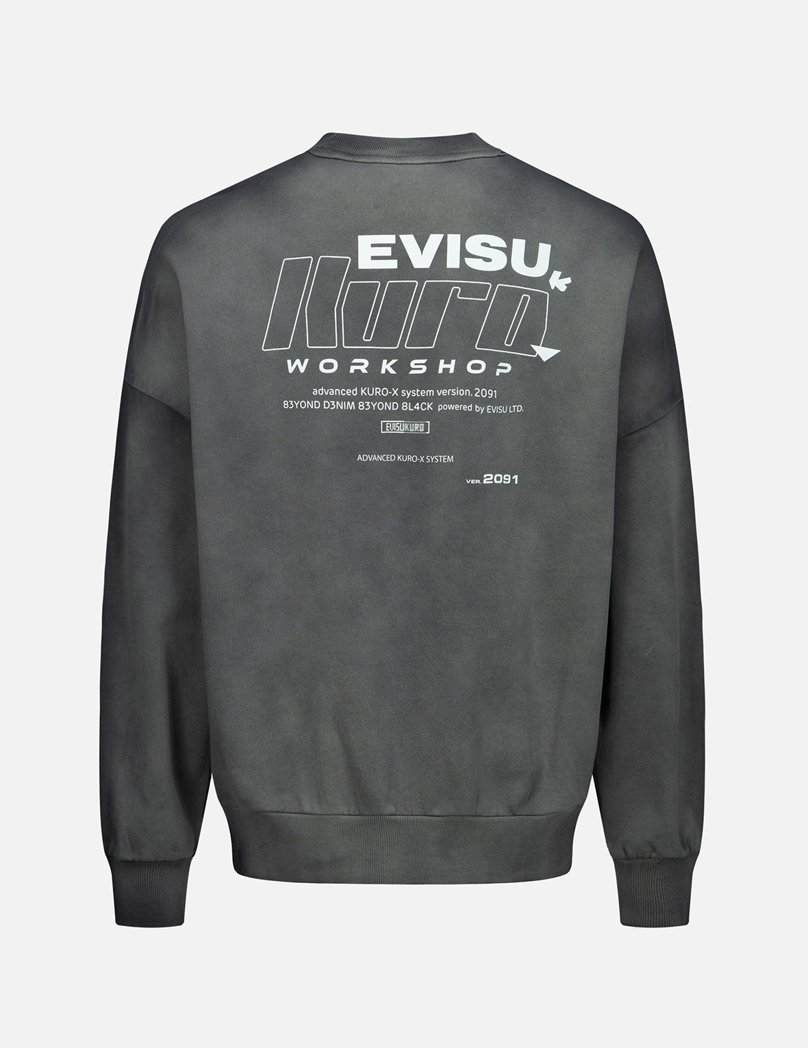 Logo Print Garment-dyed Sweatshirt - 2