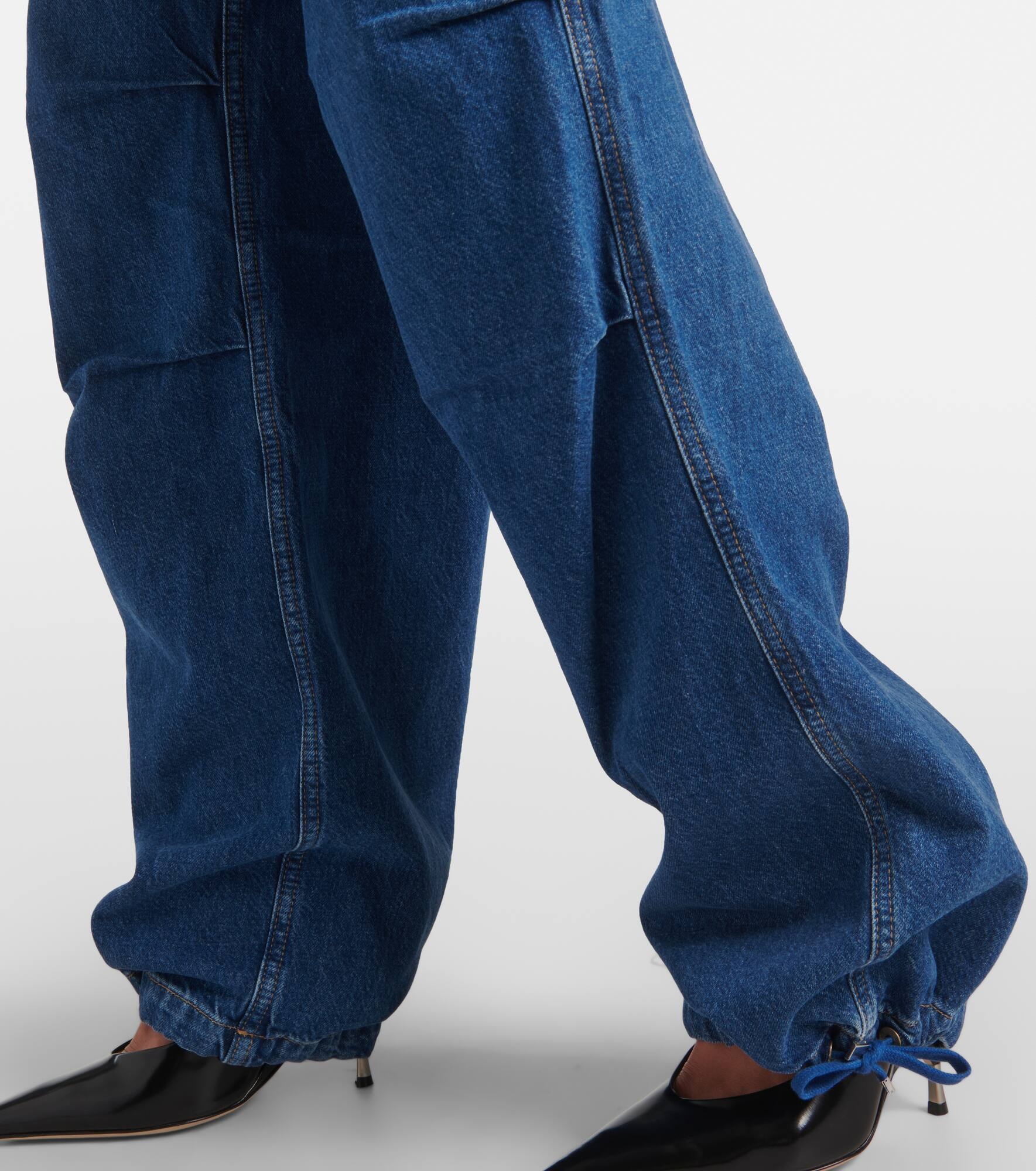 Parachute mid-rise wide-leg jeans - 5