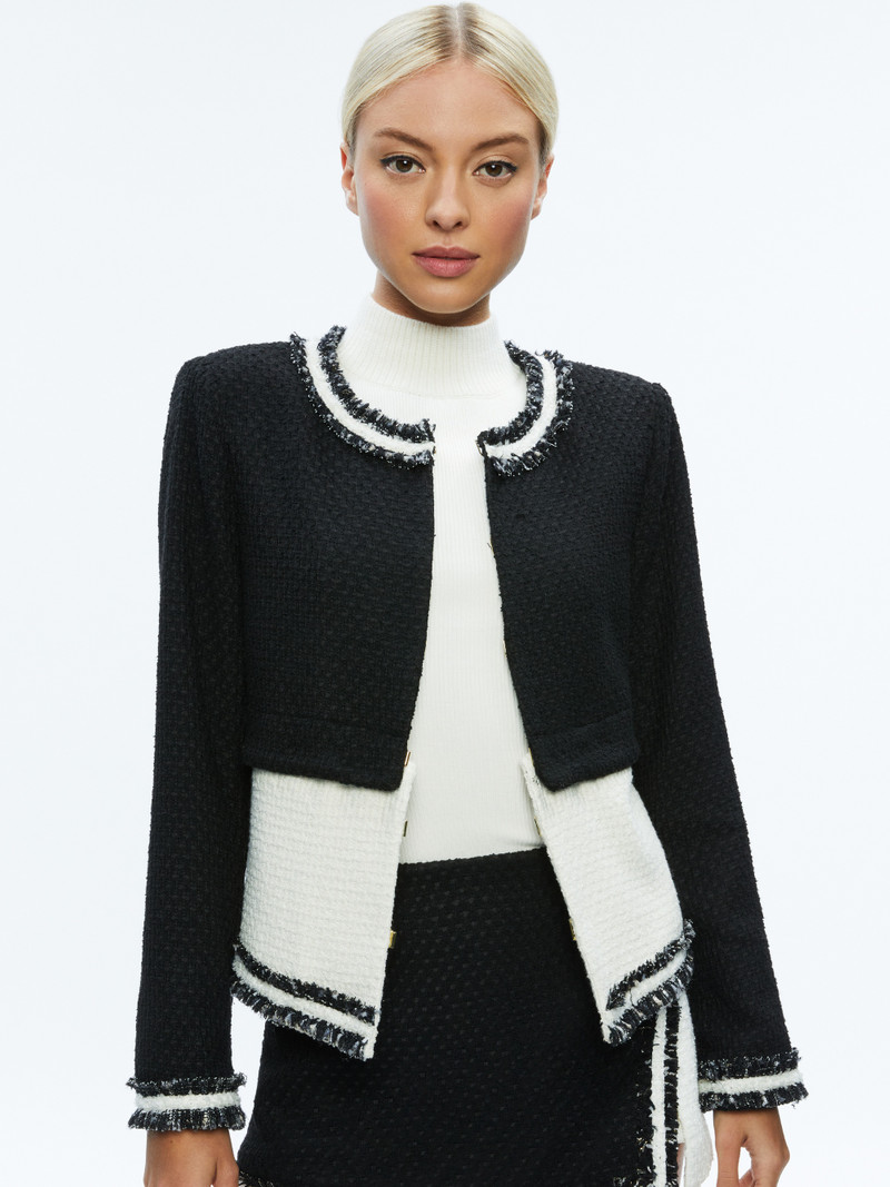 KIDMAN TWO-FER TWEED JACKET 2