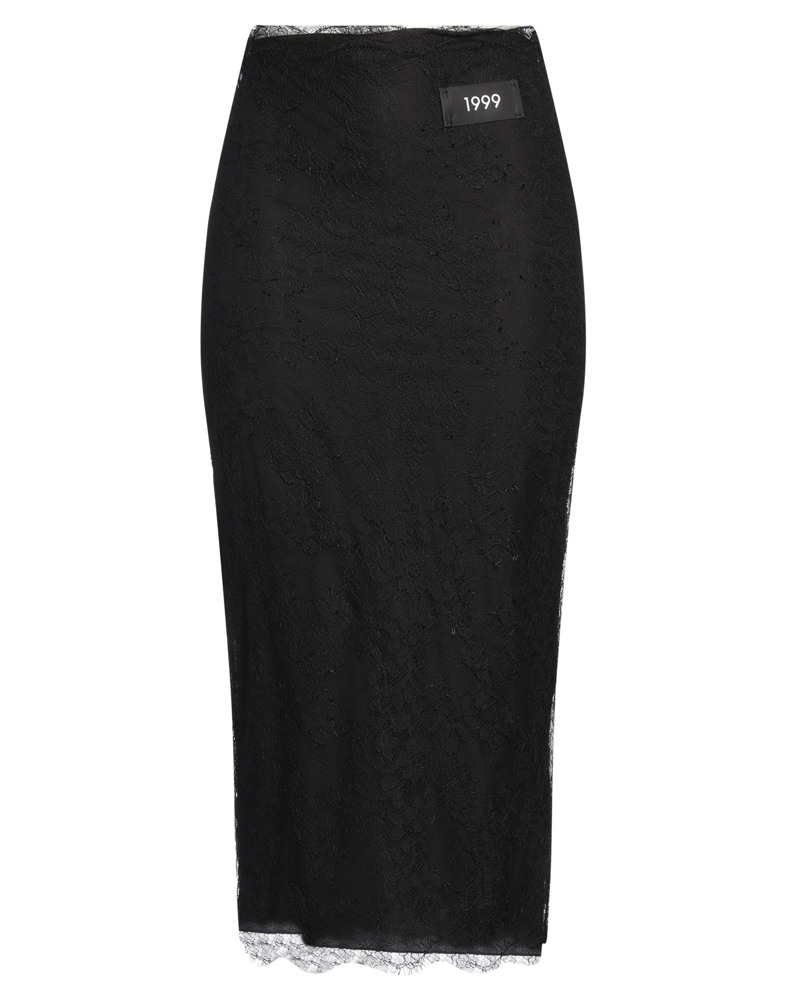 Black Women's Midi Skirt - 1