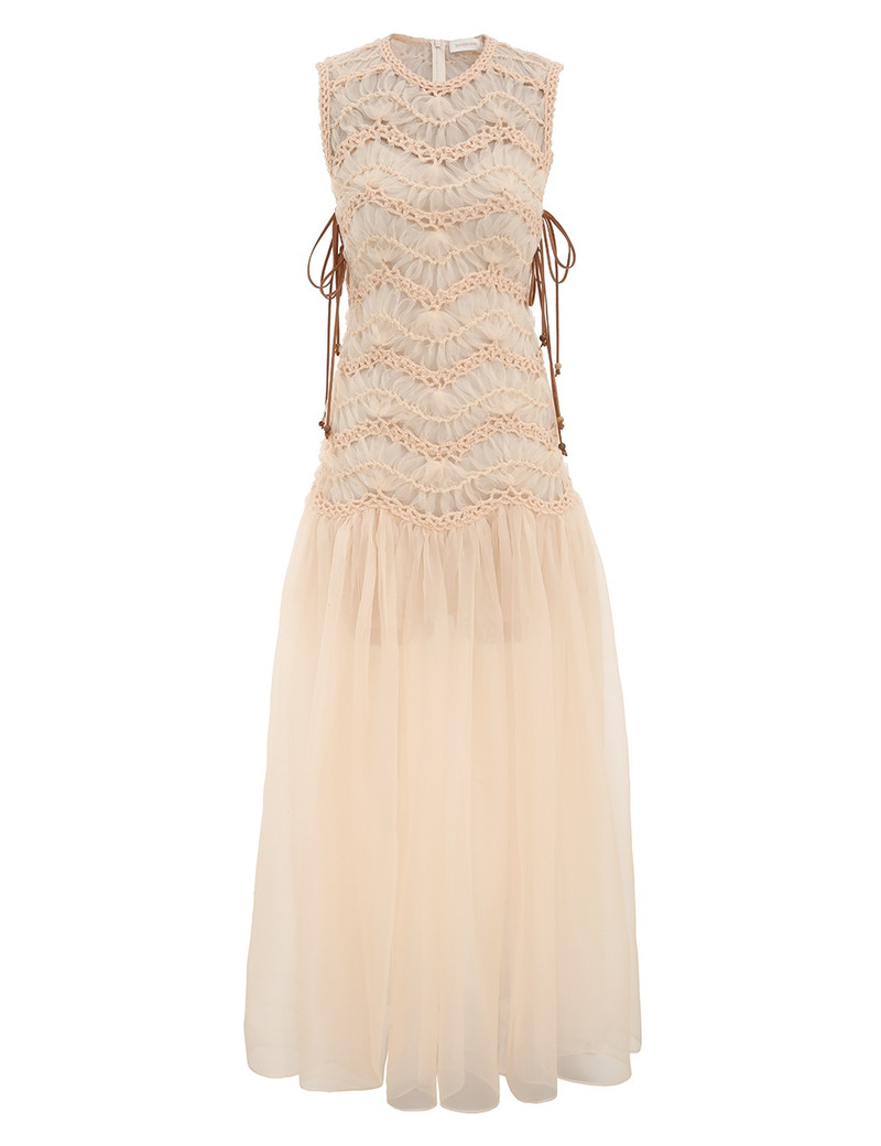 ILLUMINATE MACRAME MAXI DRESS - 1
