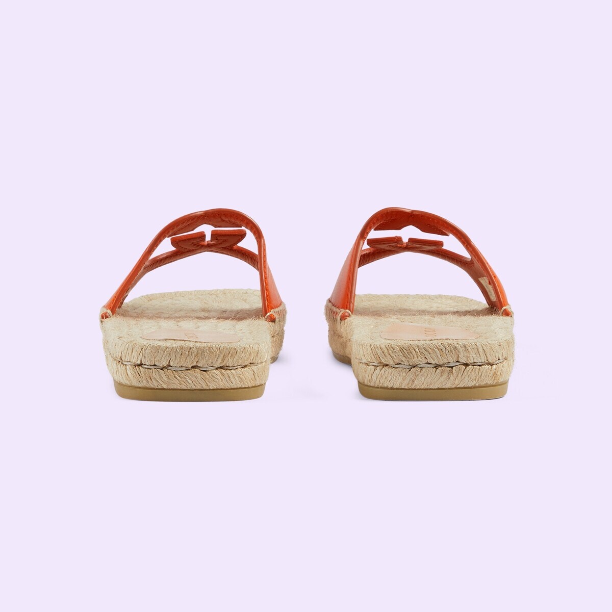 Women's Interlocking G cut out slide sandals - 4