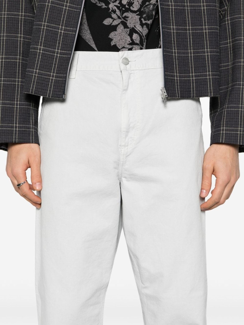 Single Knee straight-leg trousers 5
