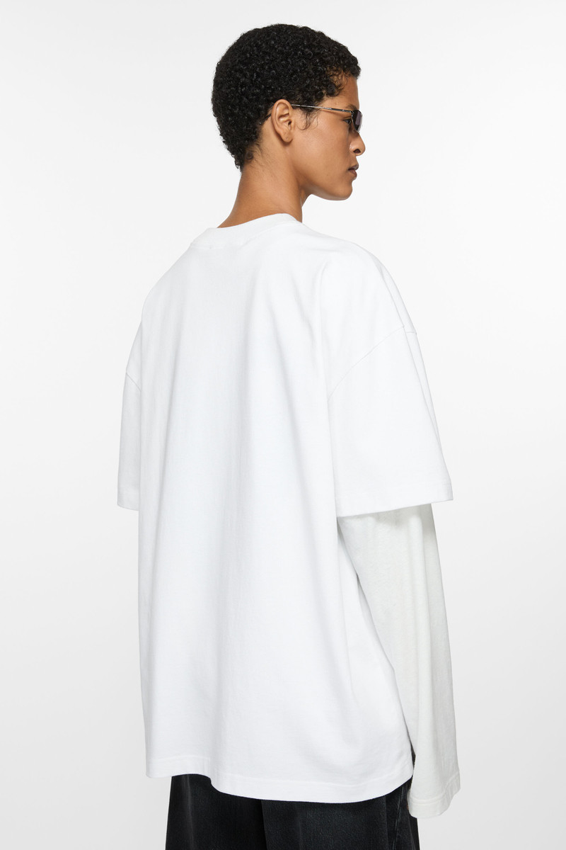 T-shirt logo - Relaxed unisex fit - Optic White 3