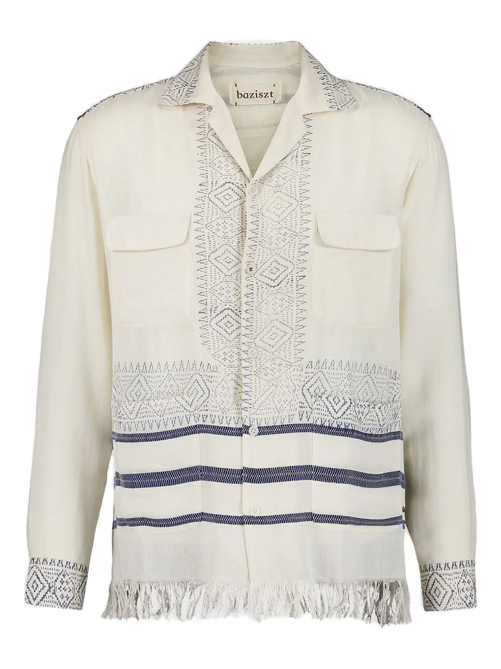 Talilo embroidered striped shirt - 1