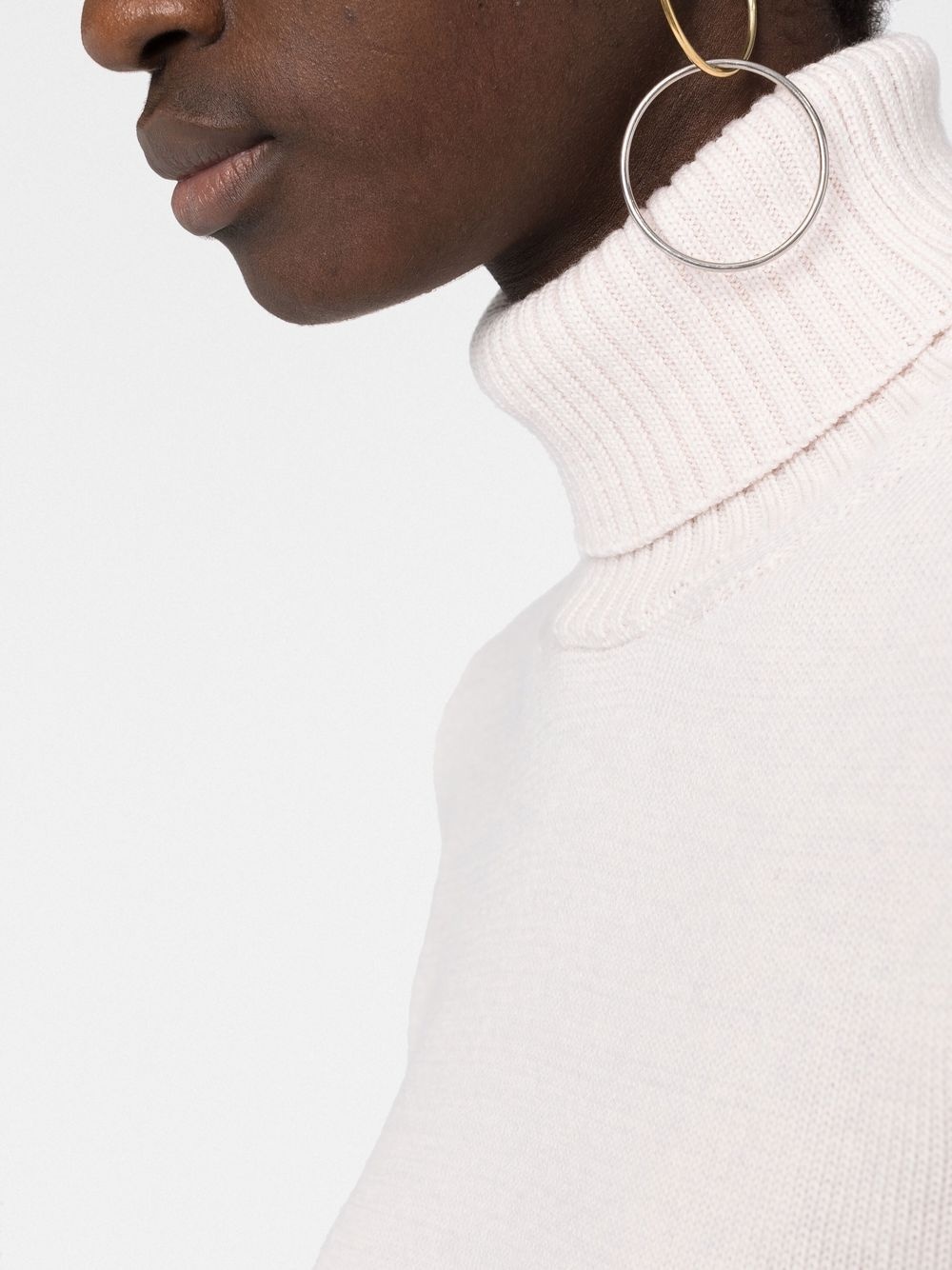open-back roll-neck top - 3