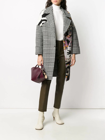 Missoni contrast-panel cocoon coat outlook