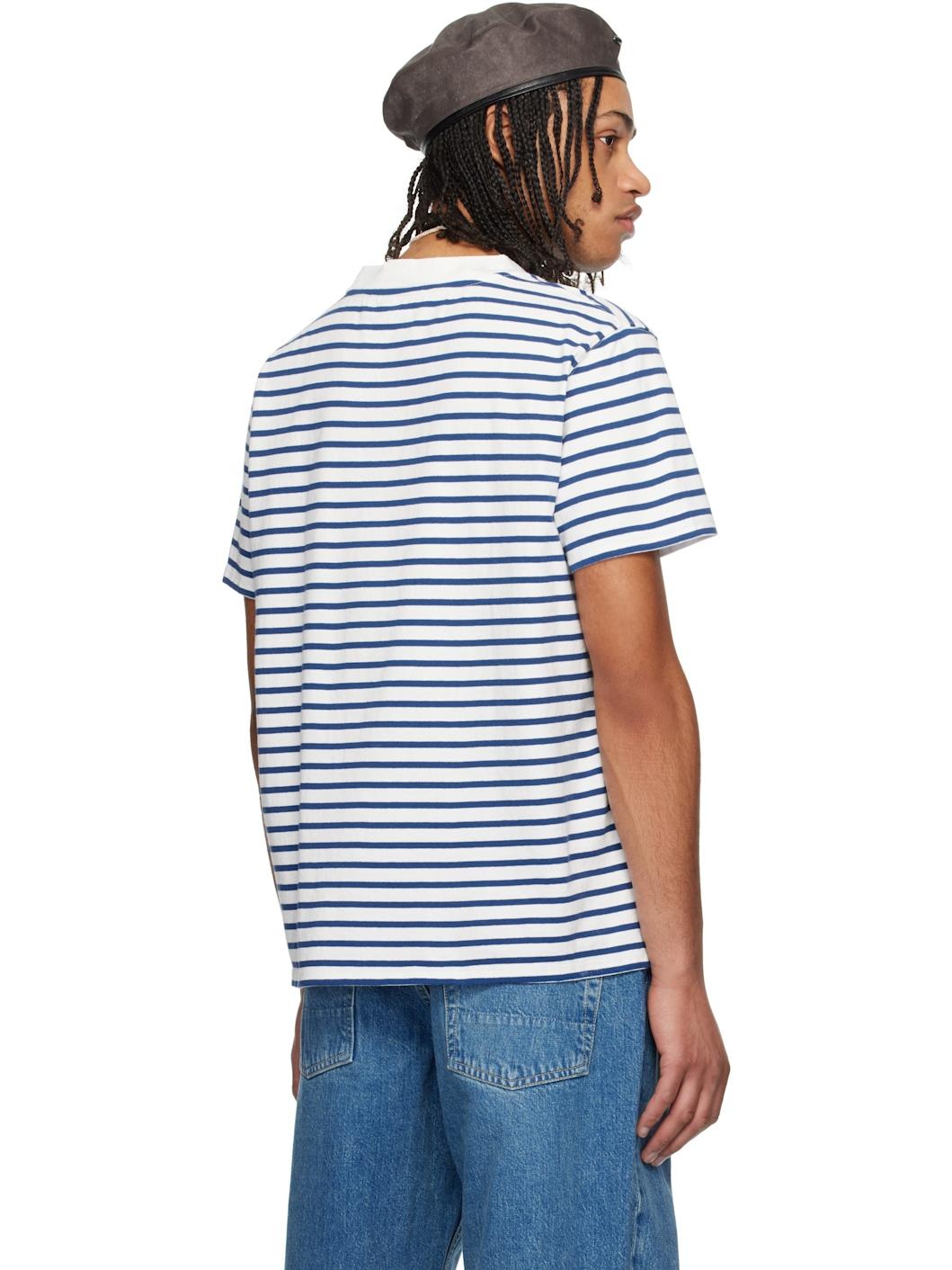 White & Blue Bliss T-shirt - 3