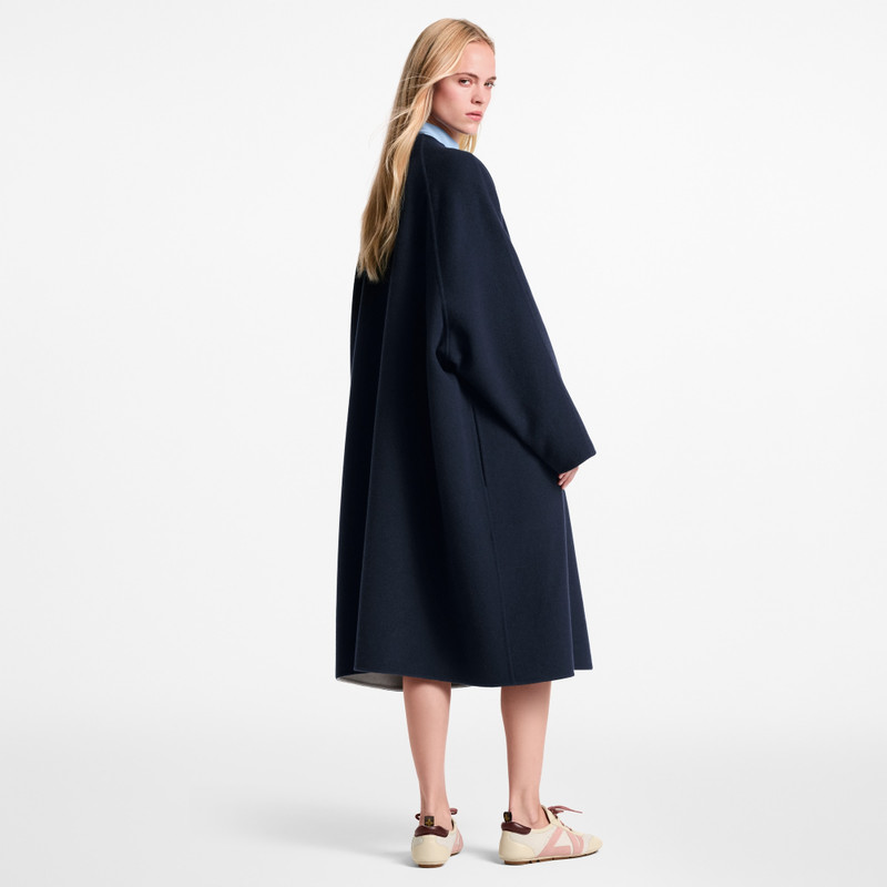 Drape Front Long Coat 3