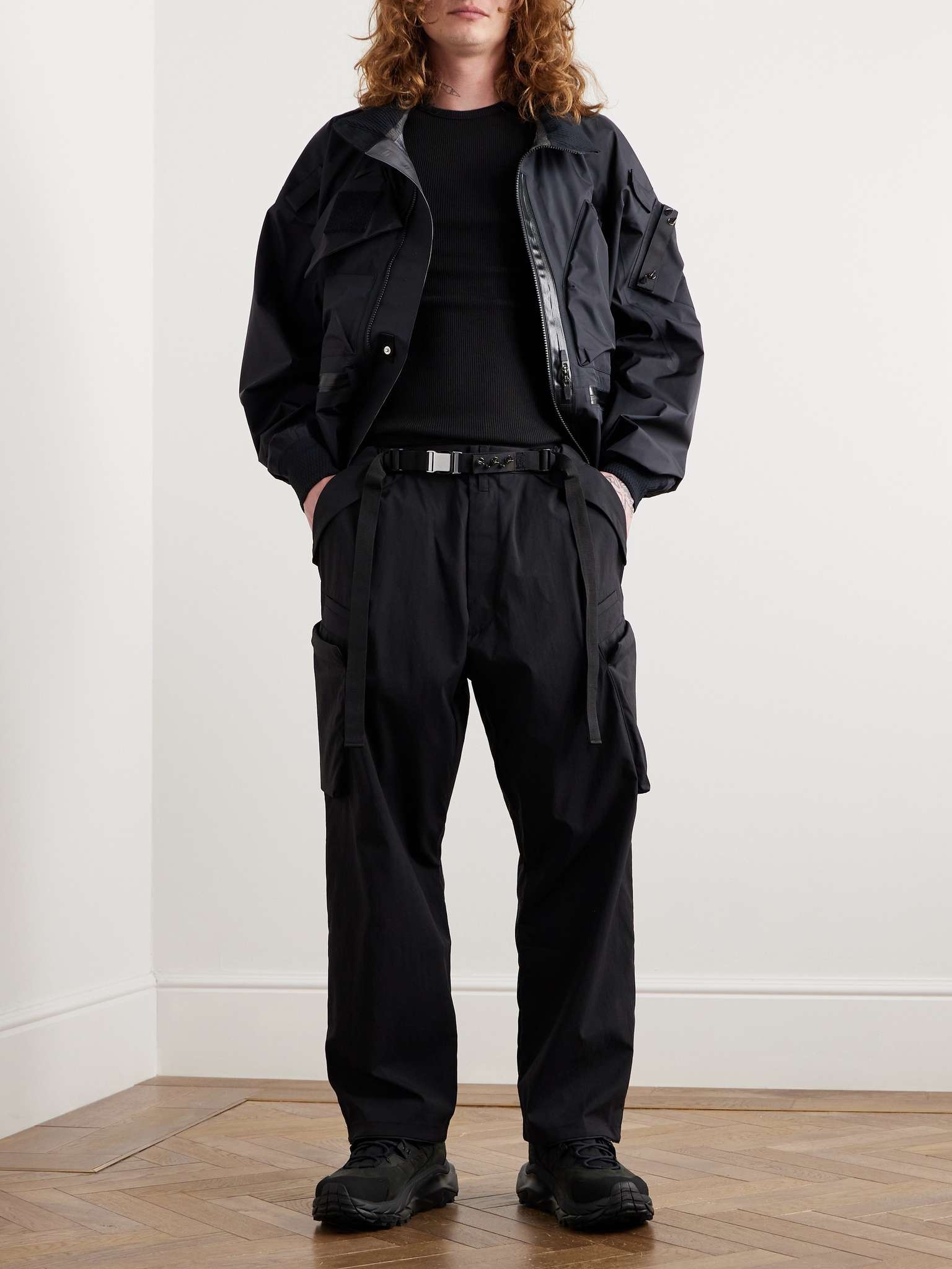 P55-M Belted Stretch-Shell Cargo Trousers - 2