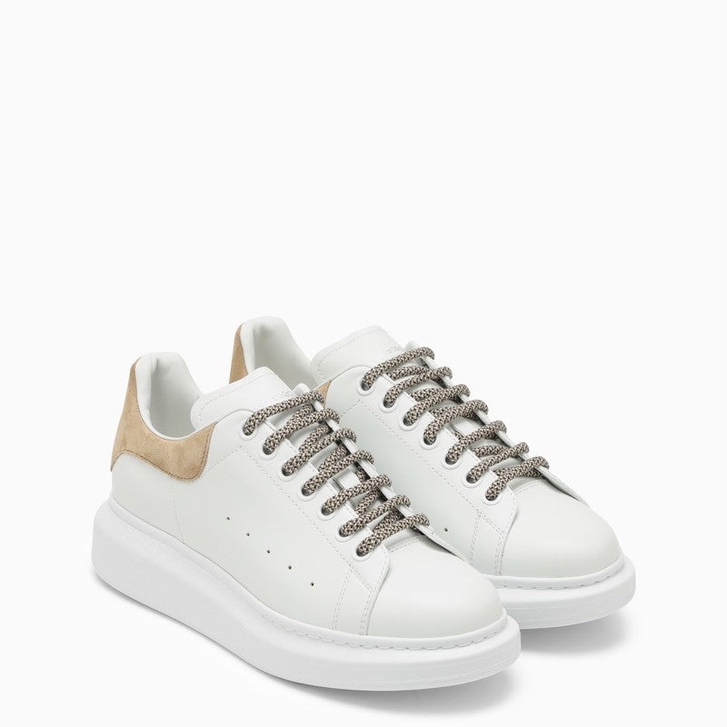 Alexander Mcqueen White And Camel Oversize Sneaker Women - 2