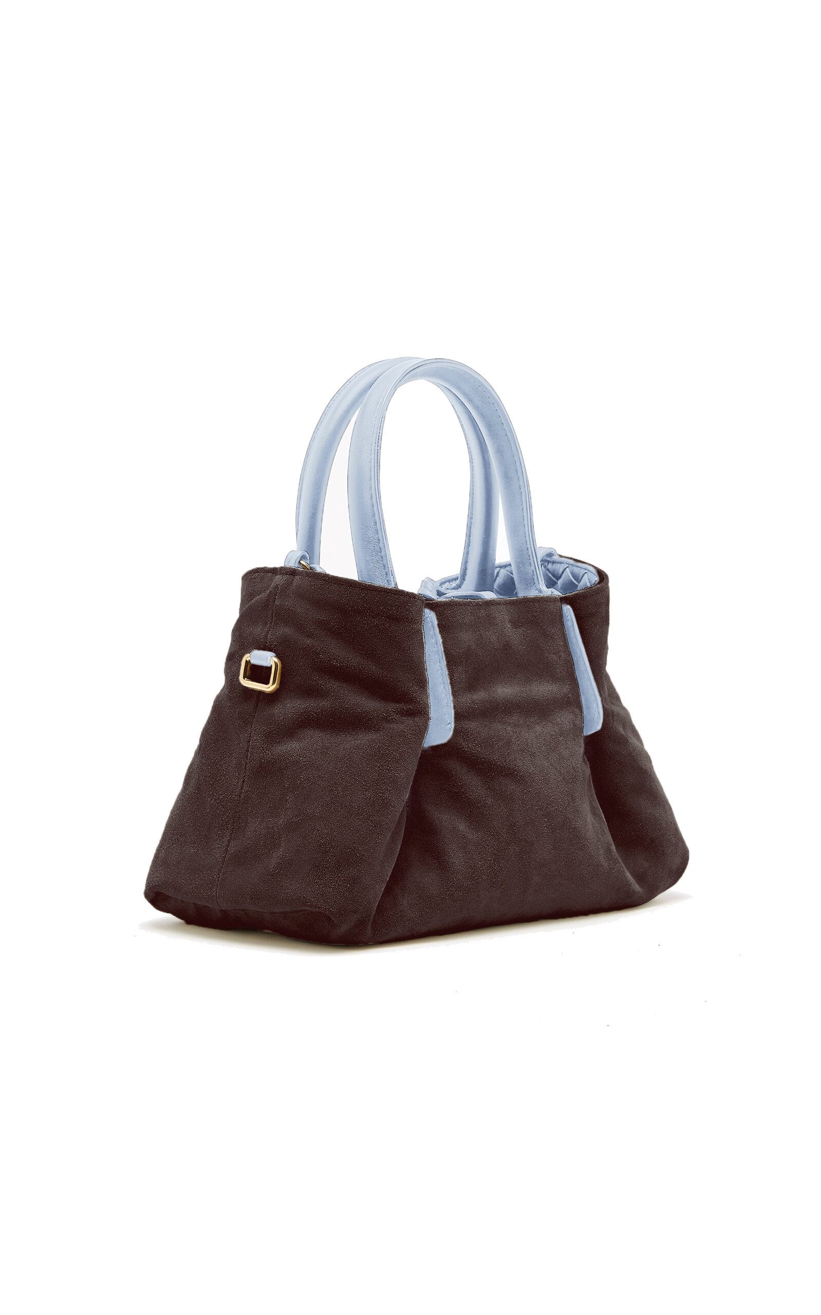 Mini Reversible Intrecciato Leather Tote Bag blue - 7