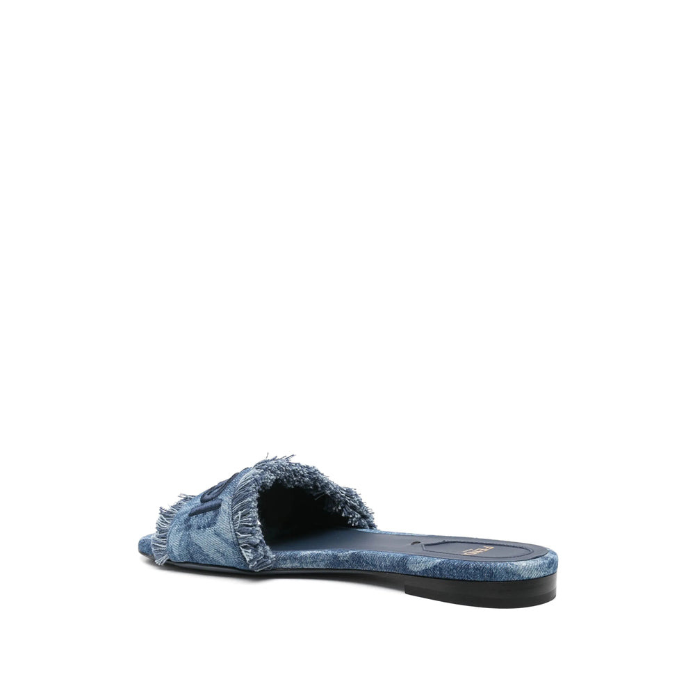 Fendi Blue Flip-Flops & Slides Women - 3