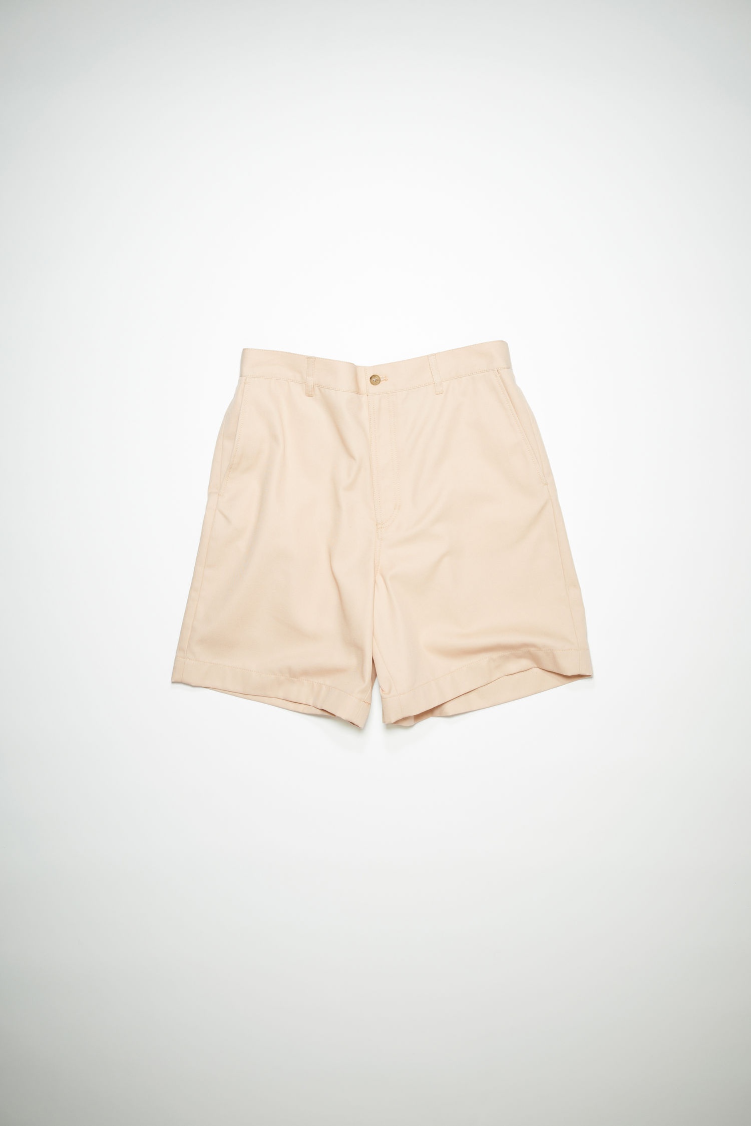 Cotton blend shorts - Wheat beige - 1