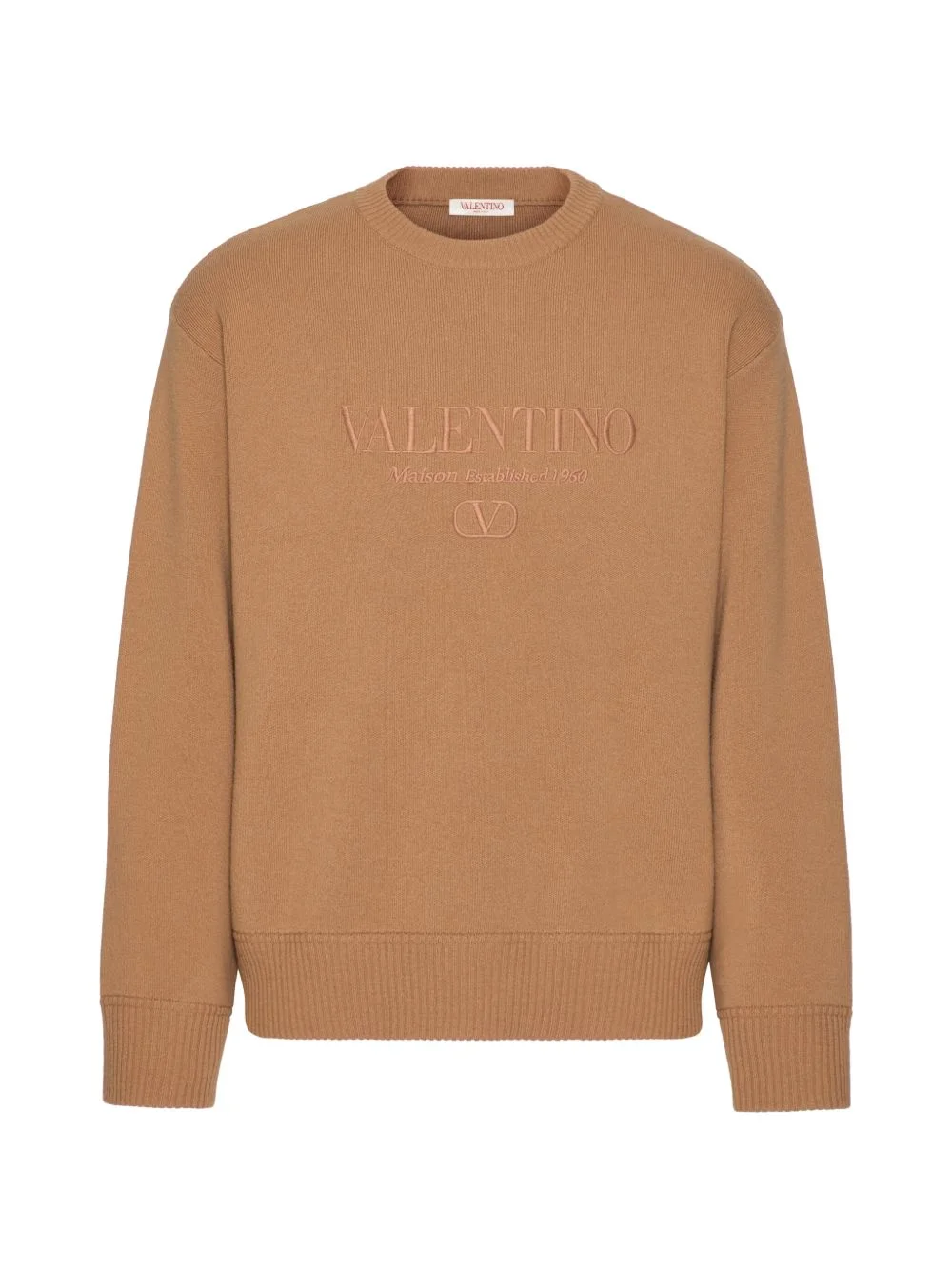 logo-embroidered sweater - 1