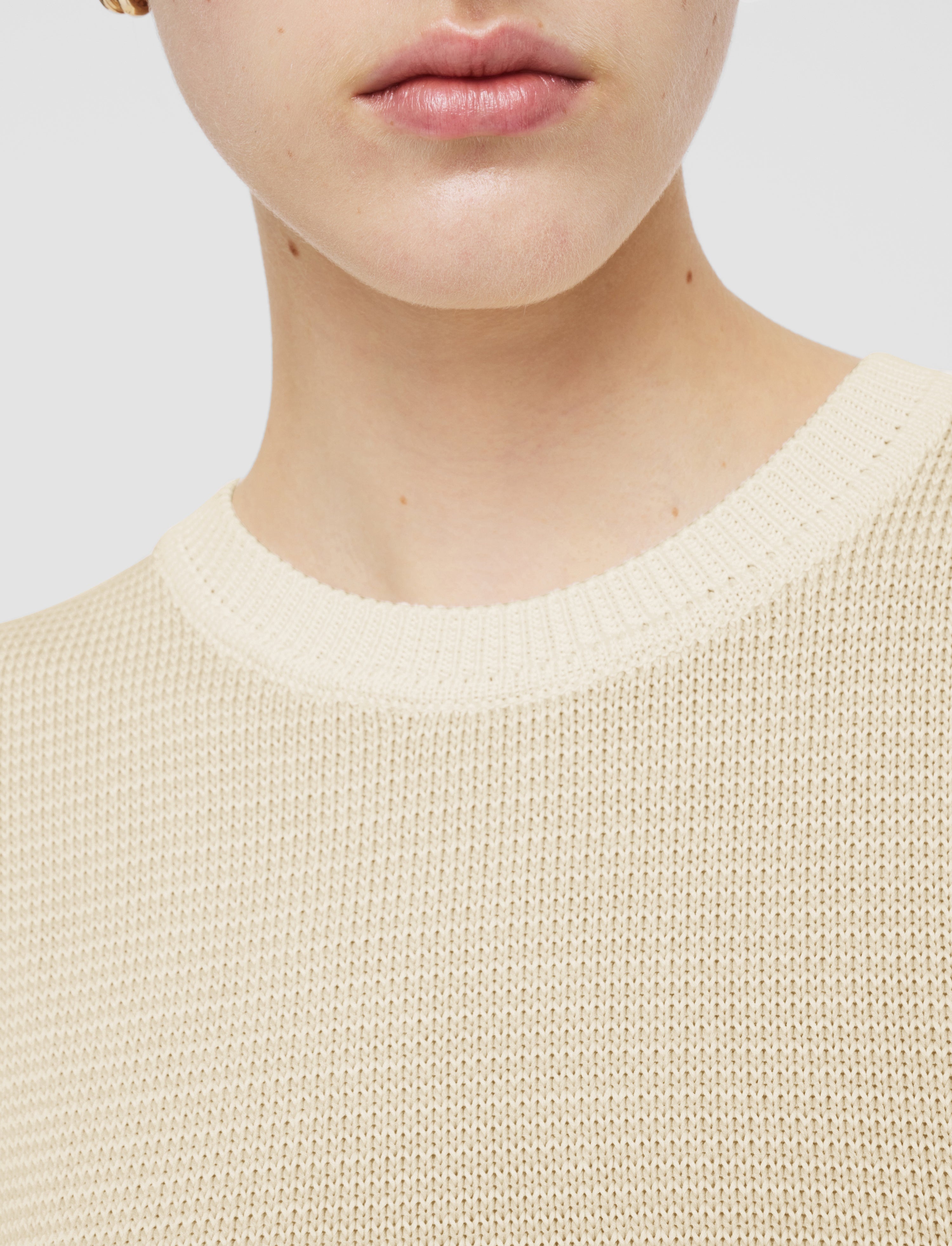 Micro Stripe Knit Top - 6