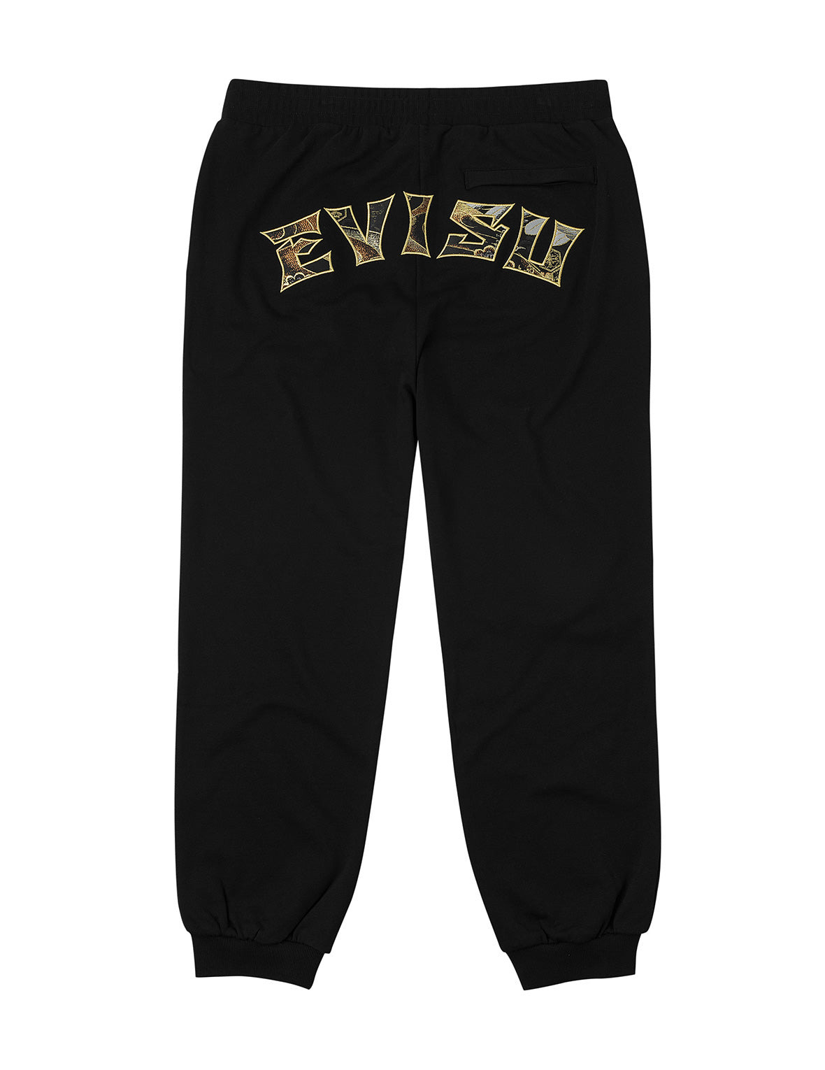 Seagull Embroidery EVISU Brocade Appliqué Straight Fit Sweatpants - 15