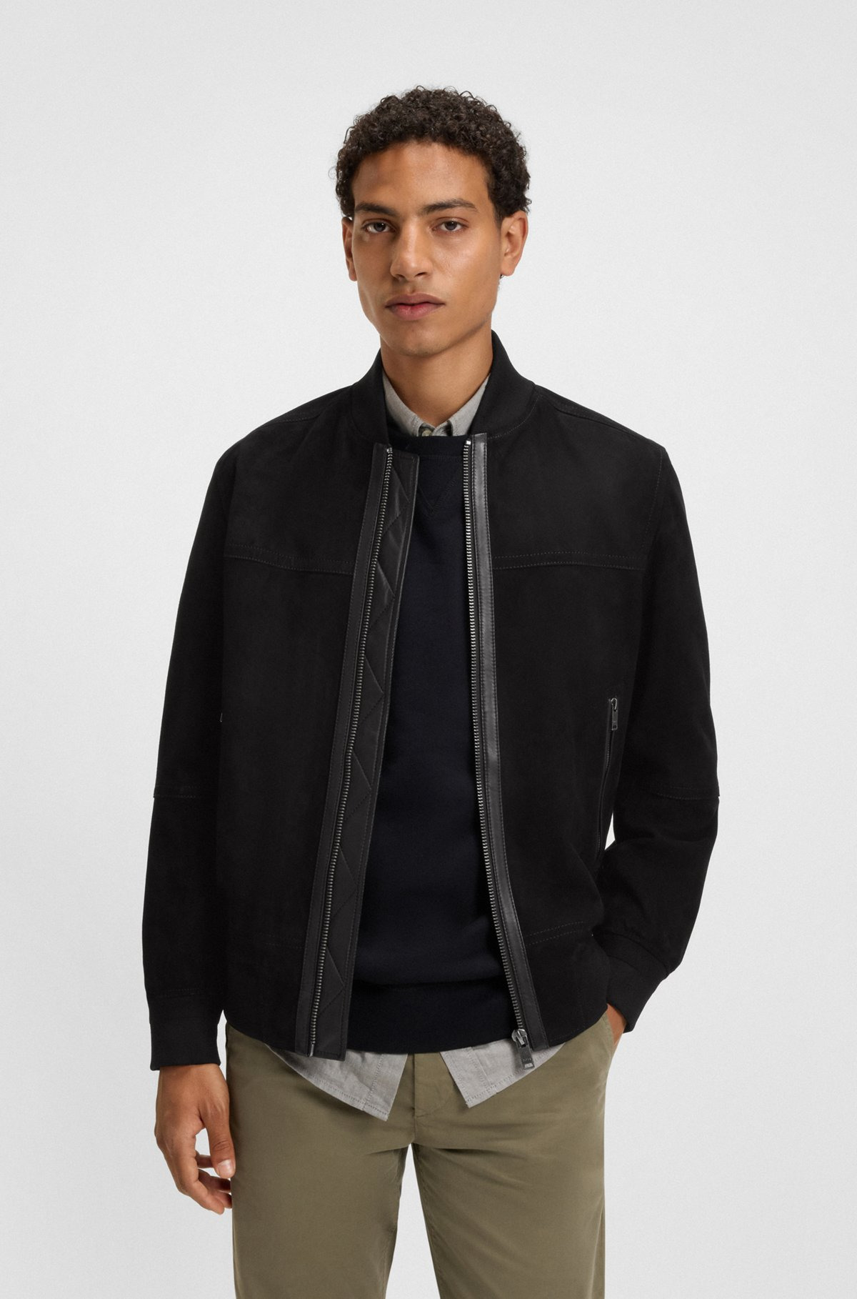 REGULAR-FIT JACKET IN SUEDE - 2