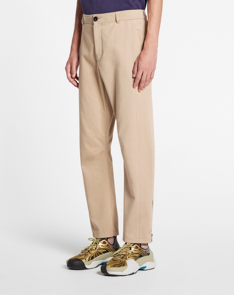 ZIPPED SLIM PANTS - 3
