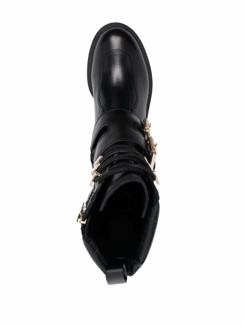 buckle-fastening boots - 4