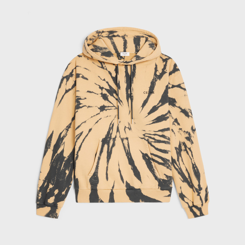 celine loose hoodie in cotton fleece 1