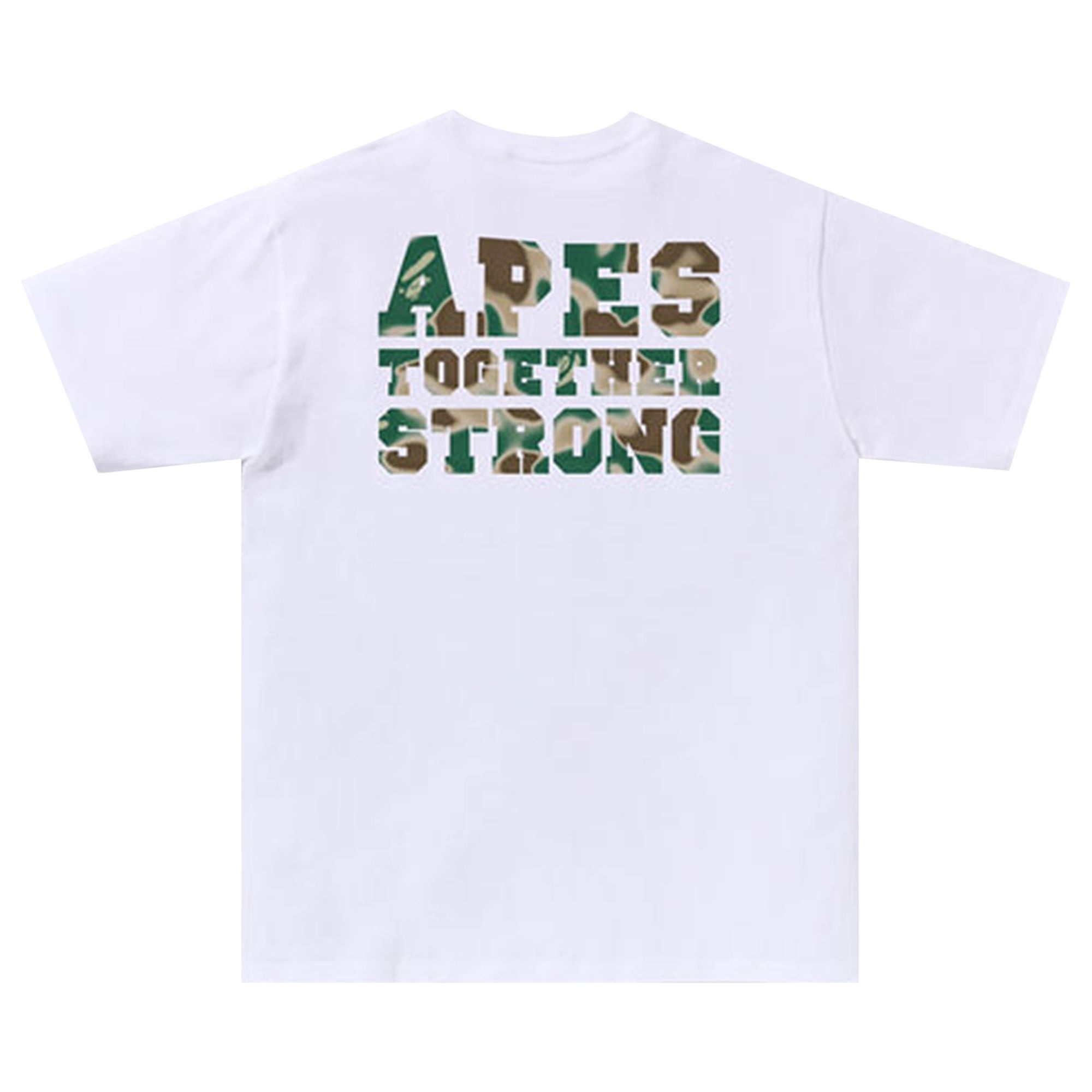 BAPE Color Camo By Bathing Ape Tee 'White' - 2