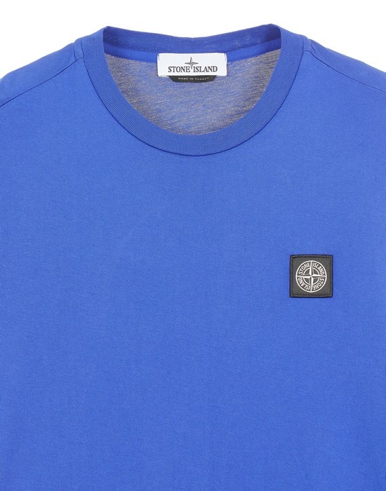 22713 GARMENT-DYED COTTON JERSEY  ULTRAMARINE BLUE - 3