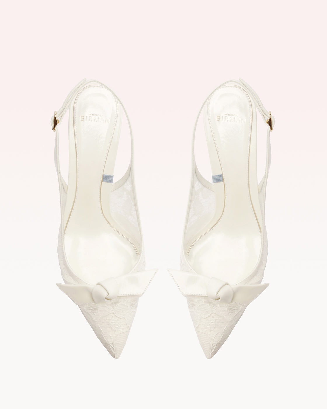 CLARITA CLASSIC SLINGBACK 85 PIZZO OFF WHITE - 5