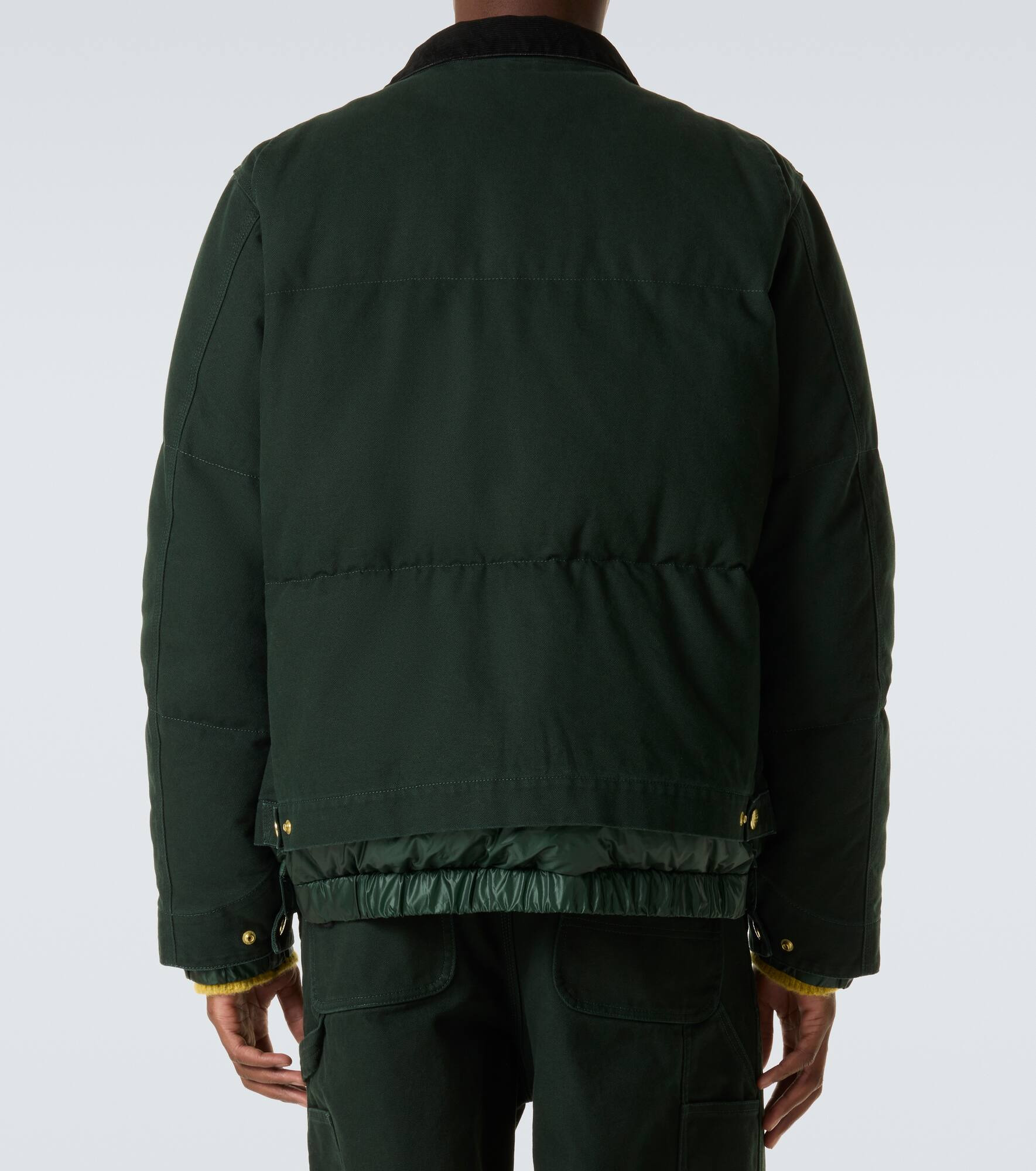 x Carhartt cotton canvas down jacket - 4