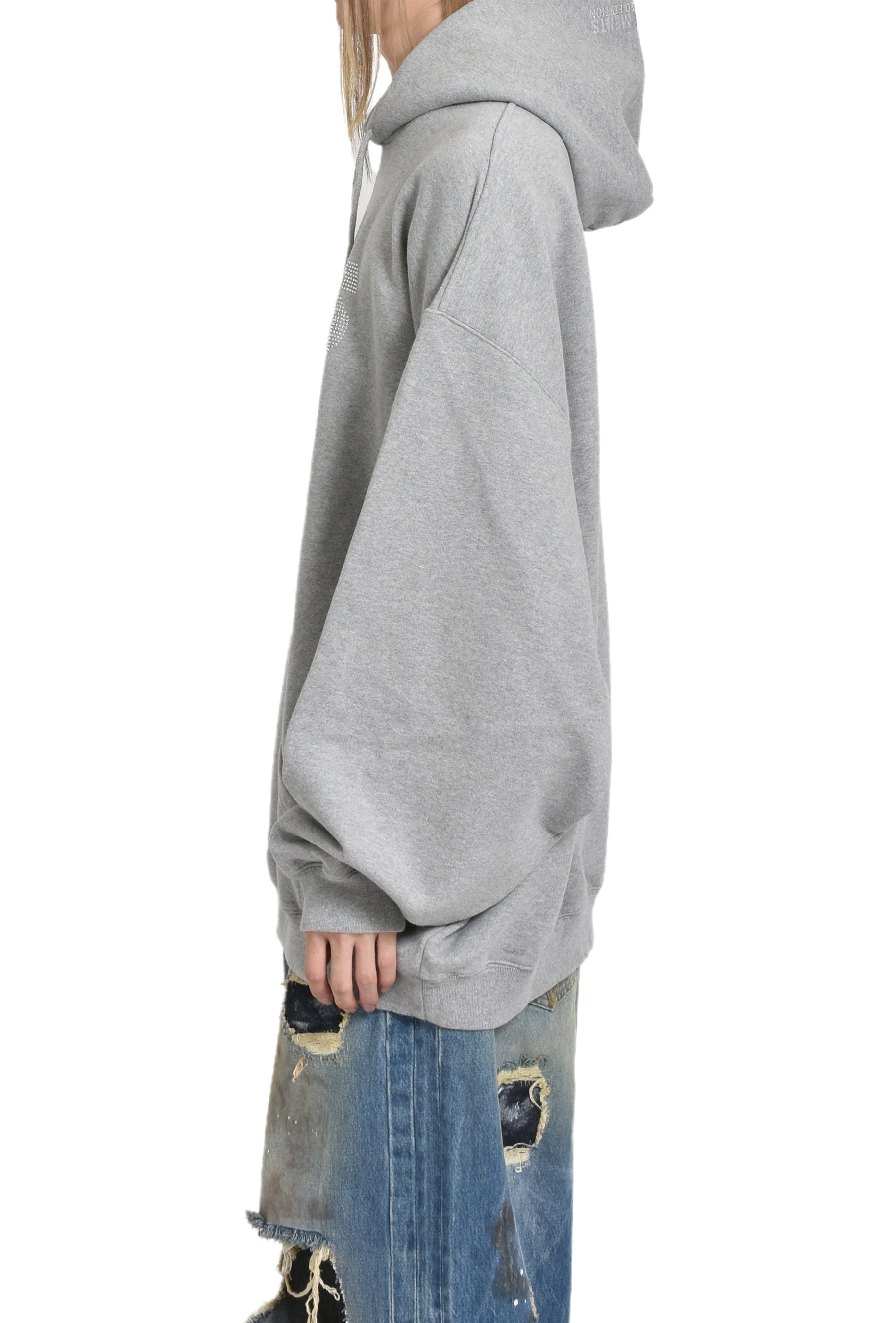 CRYSTAL PARIS HOODIE / GRY - 3