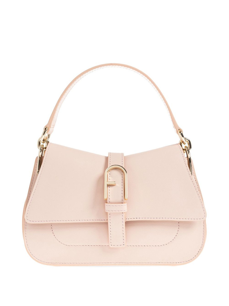 mini Flow buckle leather tote bag 1