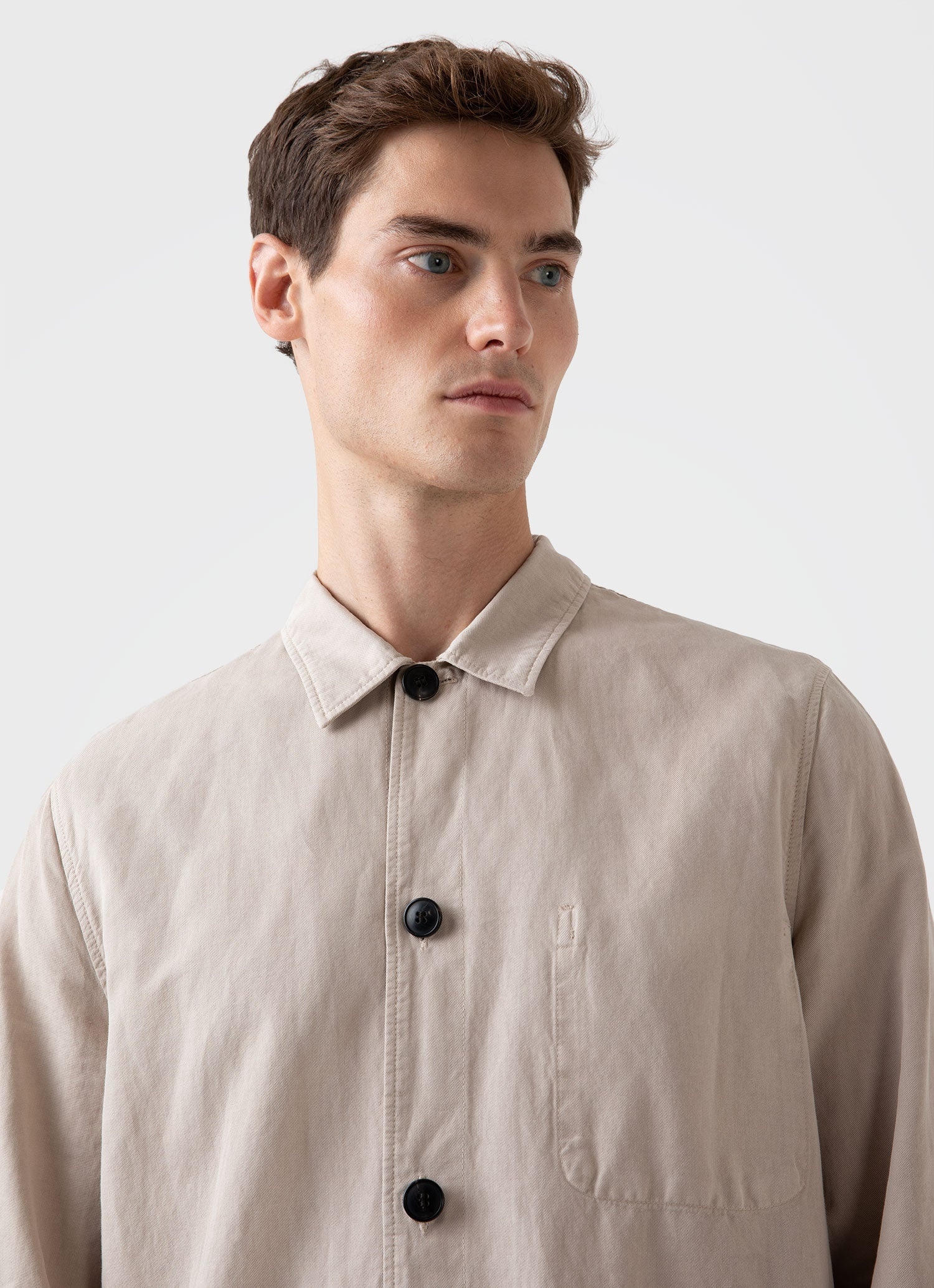 Cotton Linen Twin Pocket Jacket - 5