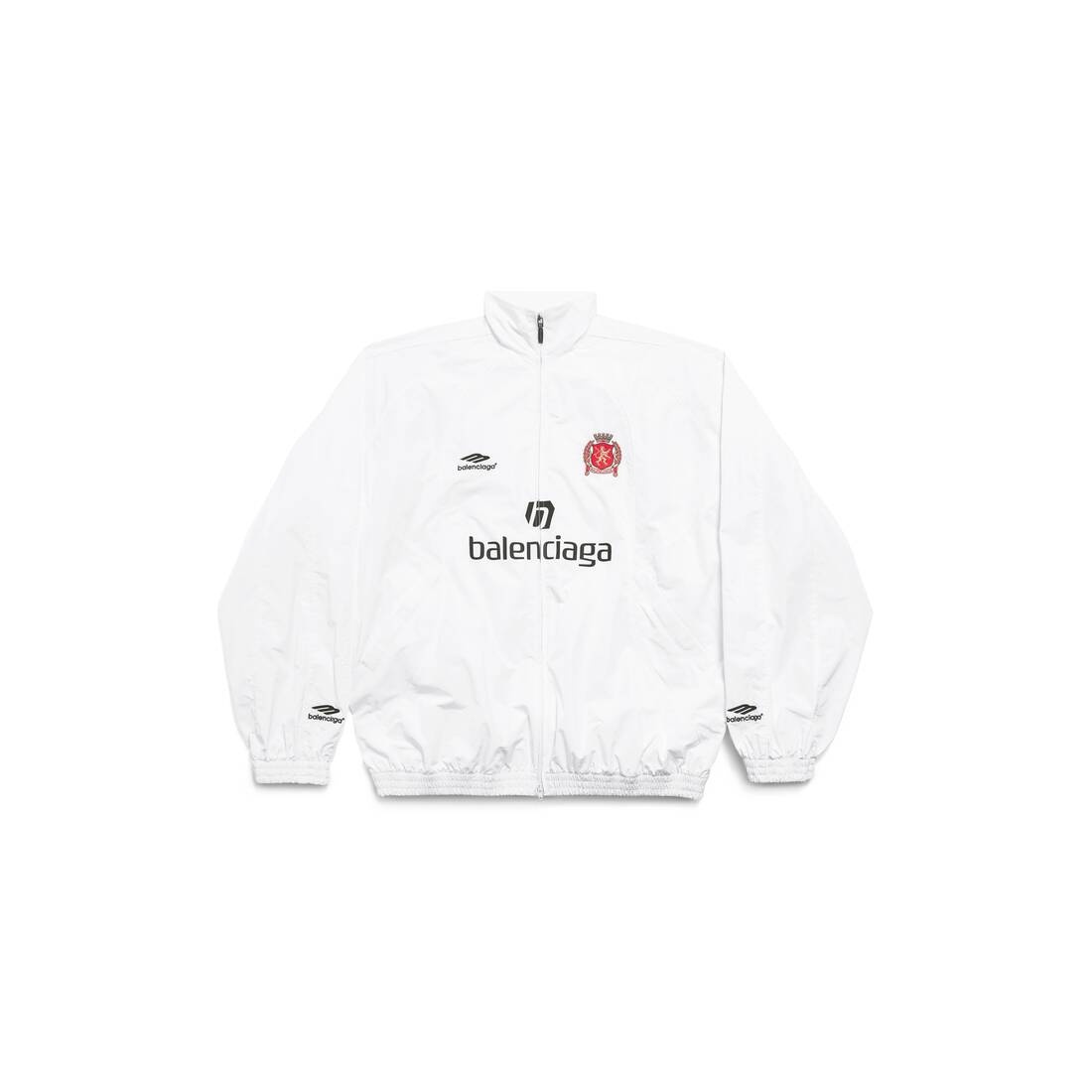 BALENCIAGA Men s Tokyo Soccer Tracksuit Jacket in White REVERSIBLE