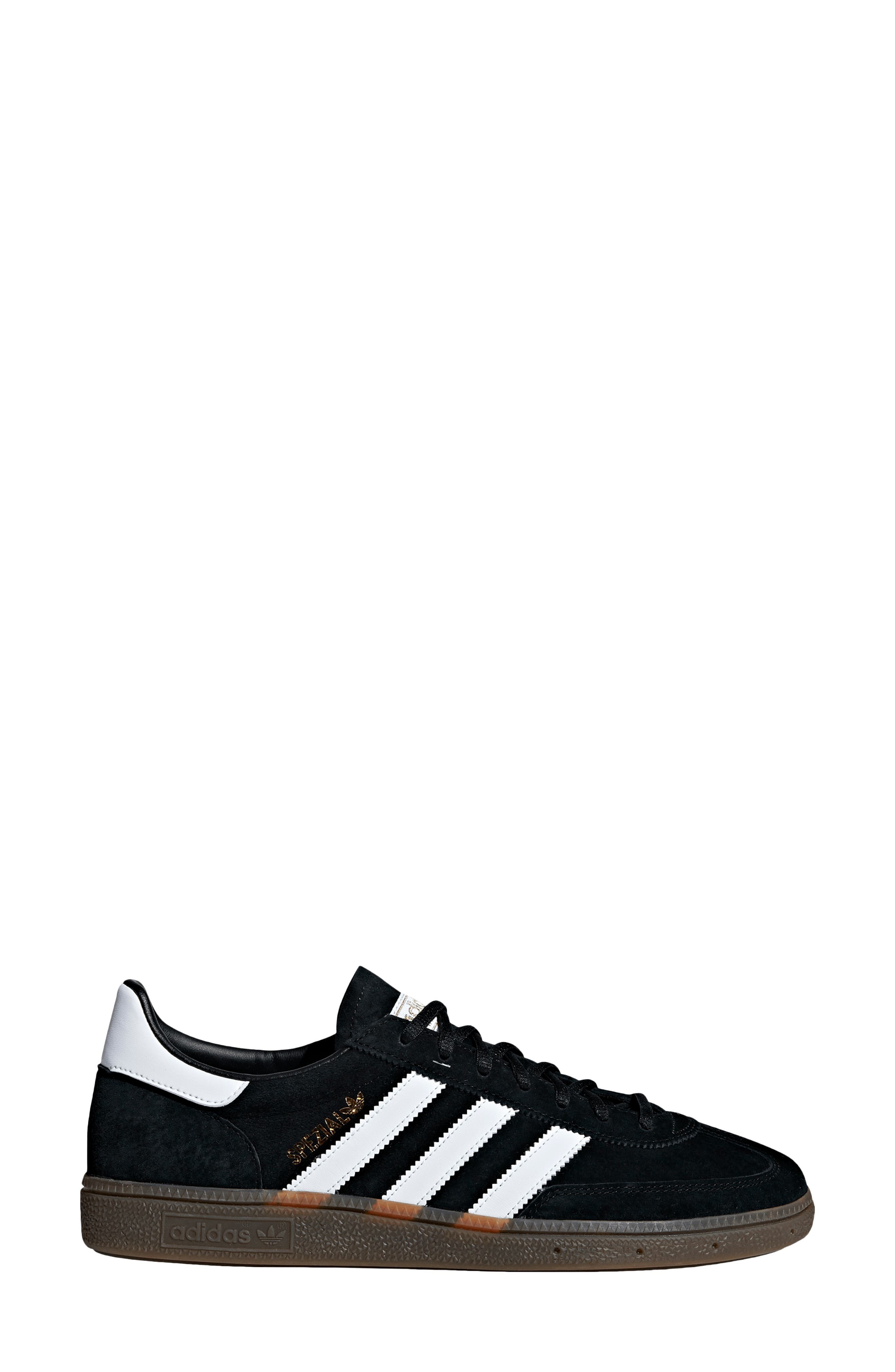 adidas Gender Inclusive Handball Spezial Sneaker in Black/white/gum at Nordstrom - 3
