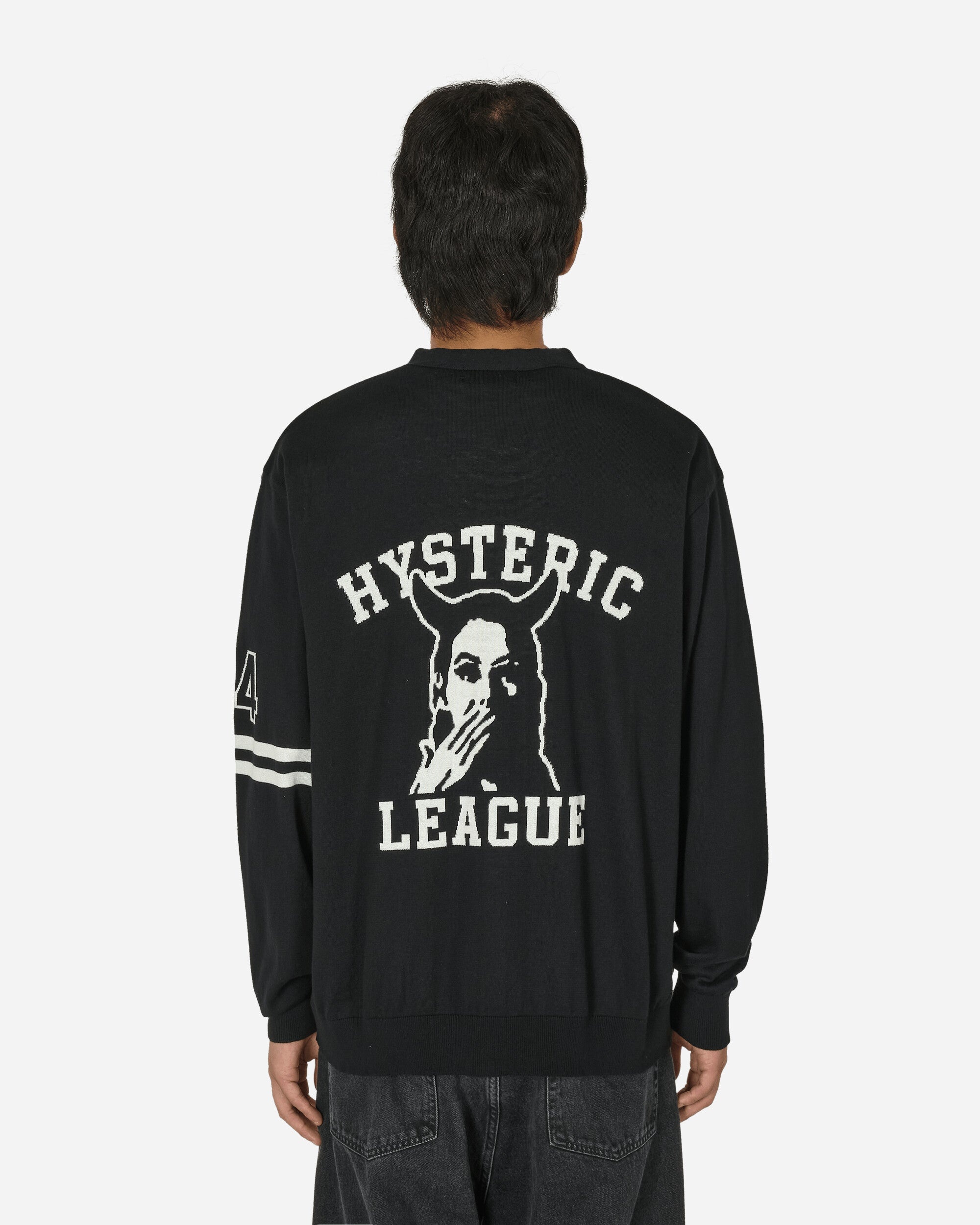 Hysteric League Cardigan Black - 3